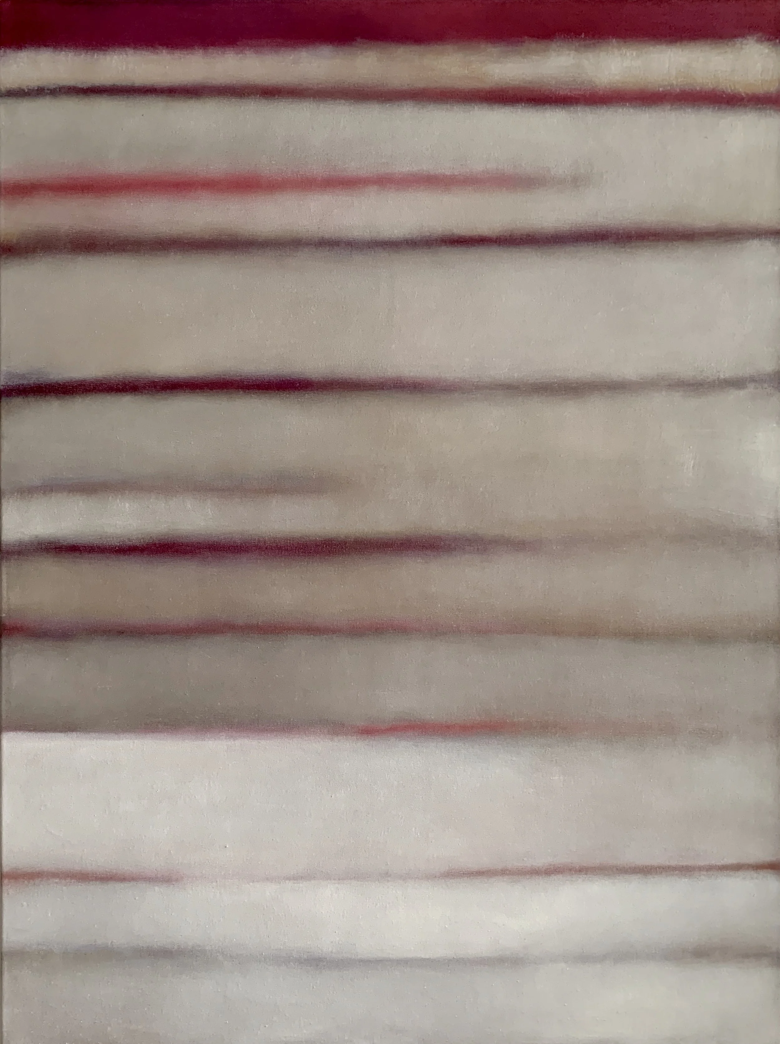The White Series I oil on linen 48"x 36" ( 122 x 91.5 cm ) 2019