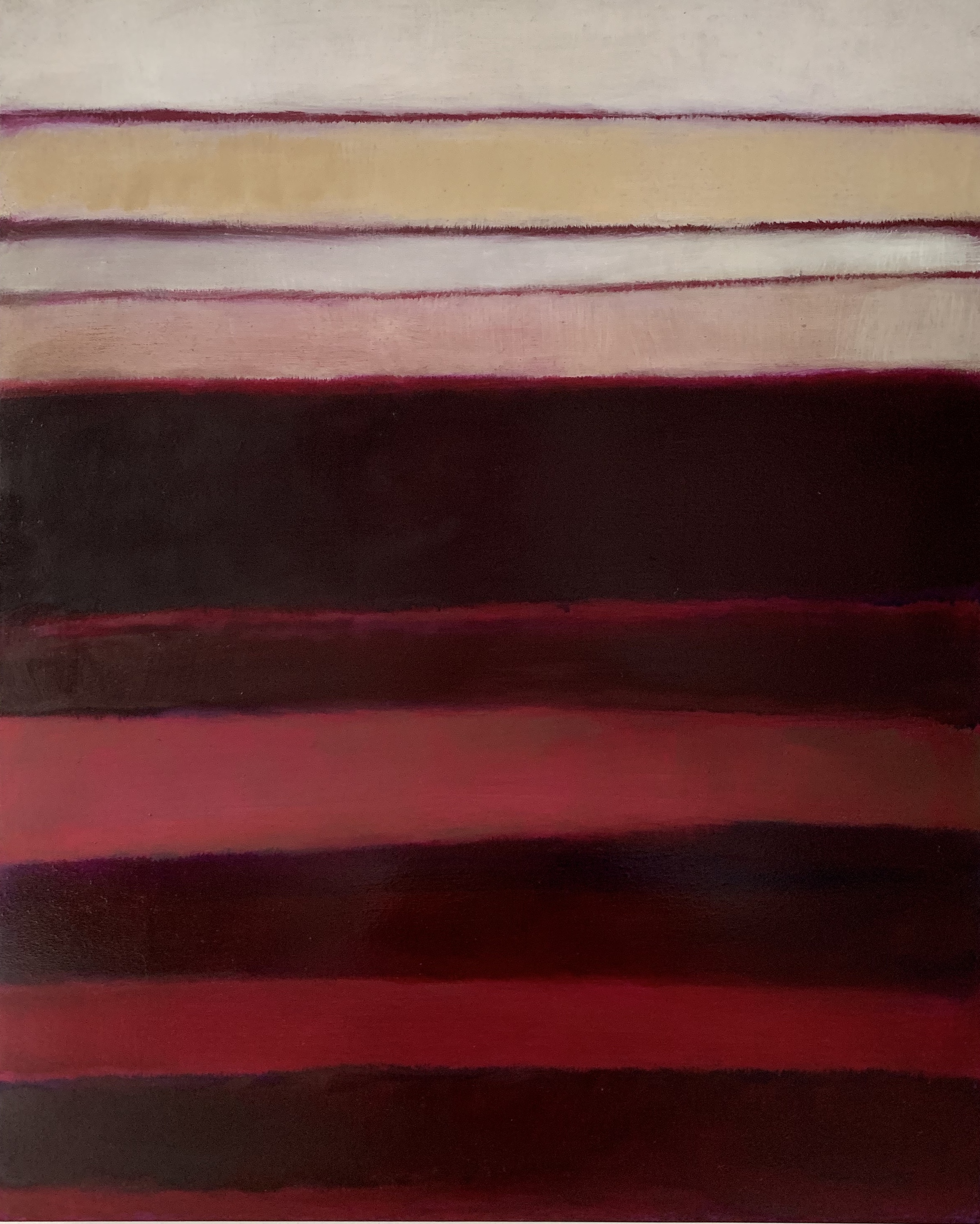 Nocturne # XVII oil on wood panel 20"x 16" ( 51 x 41 cm ) 2018