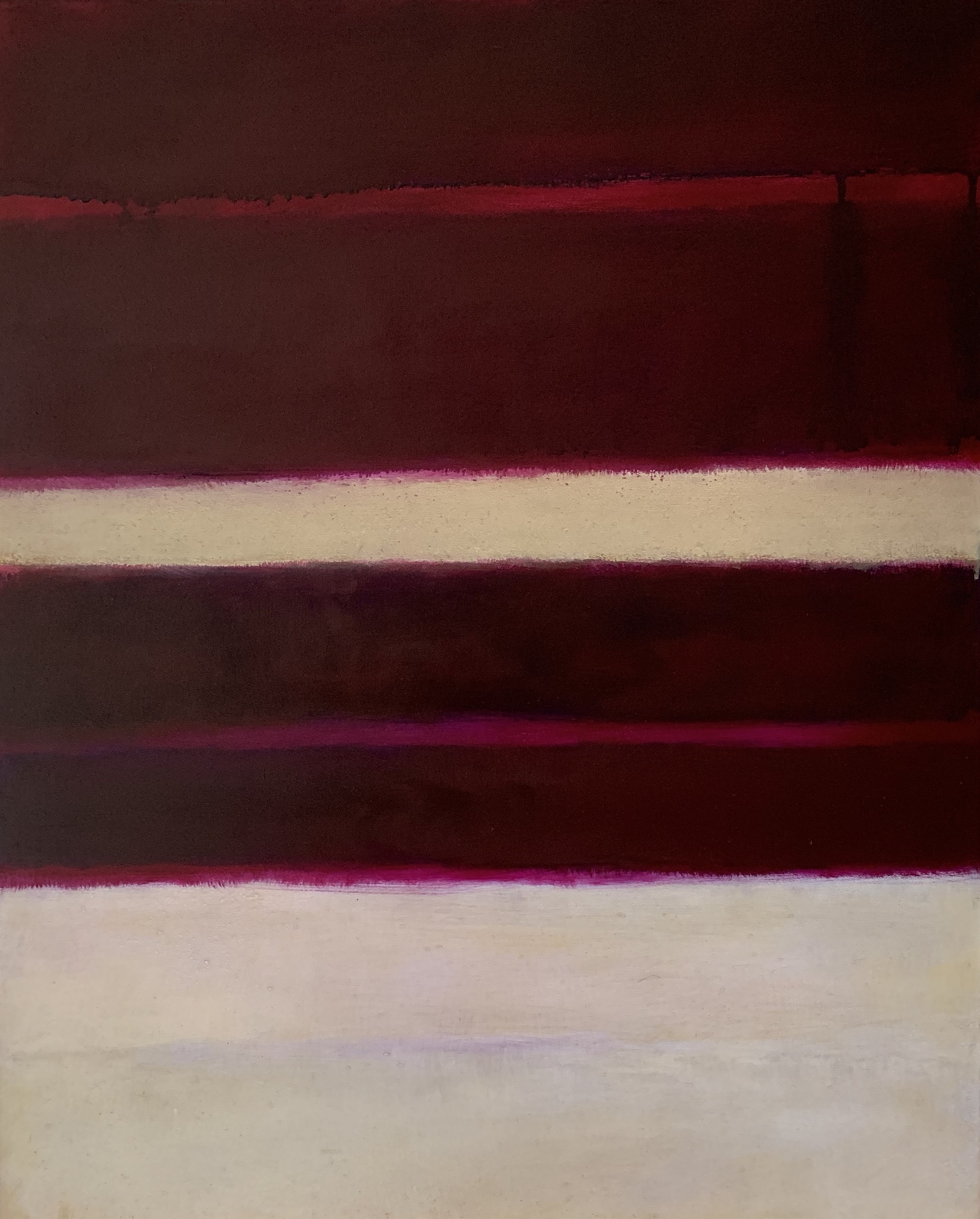 Nocturne # XVI oil on wood panel 20"x 16" ( 51 x 41 cm ) 2018