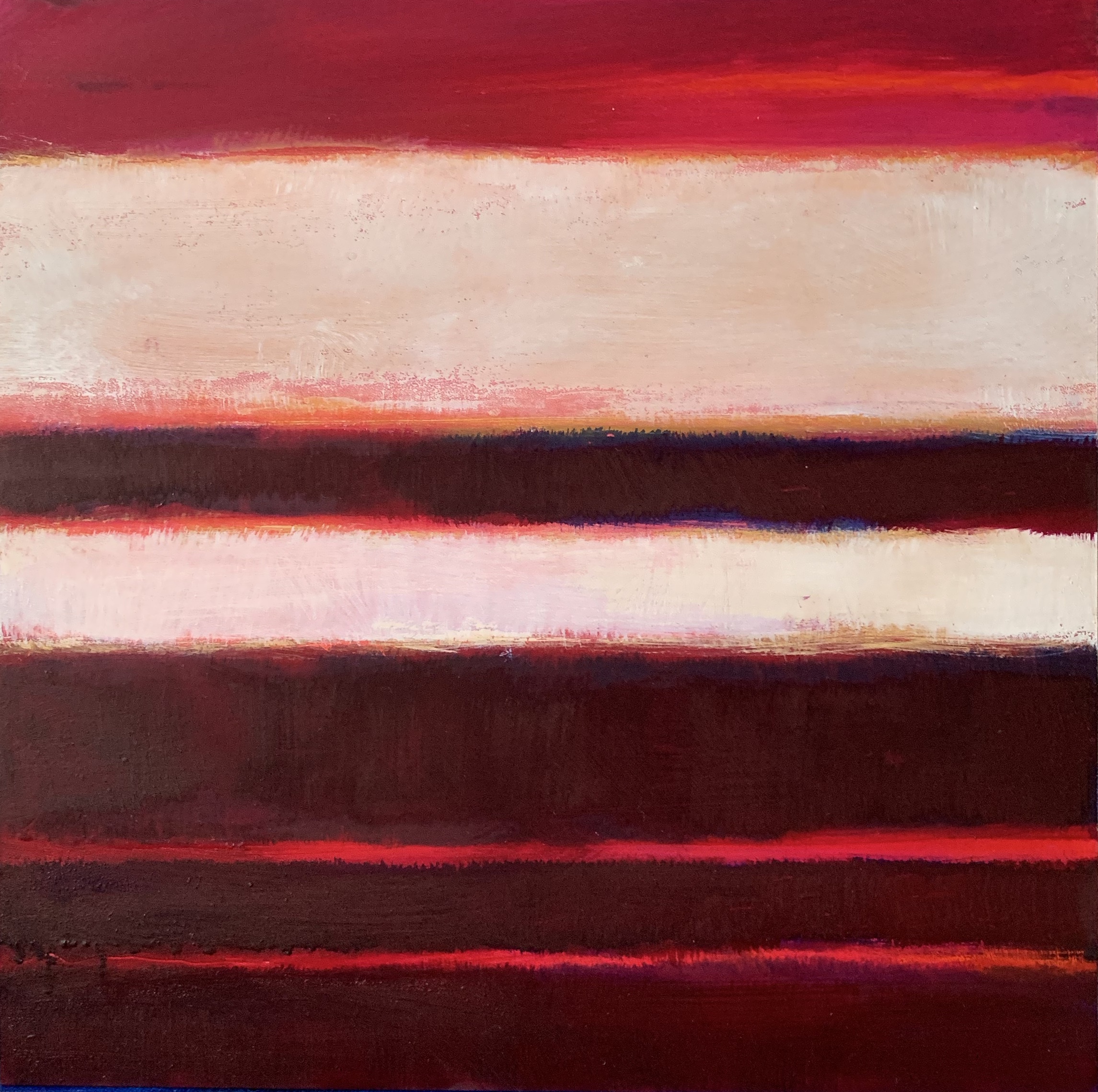 Nocturne XX oil on wood panel 10”x 10" ( 25.4 x 25.4 cm) 2018