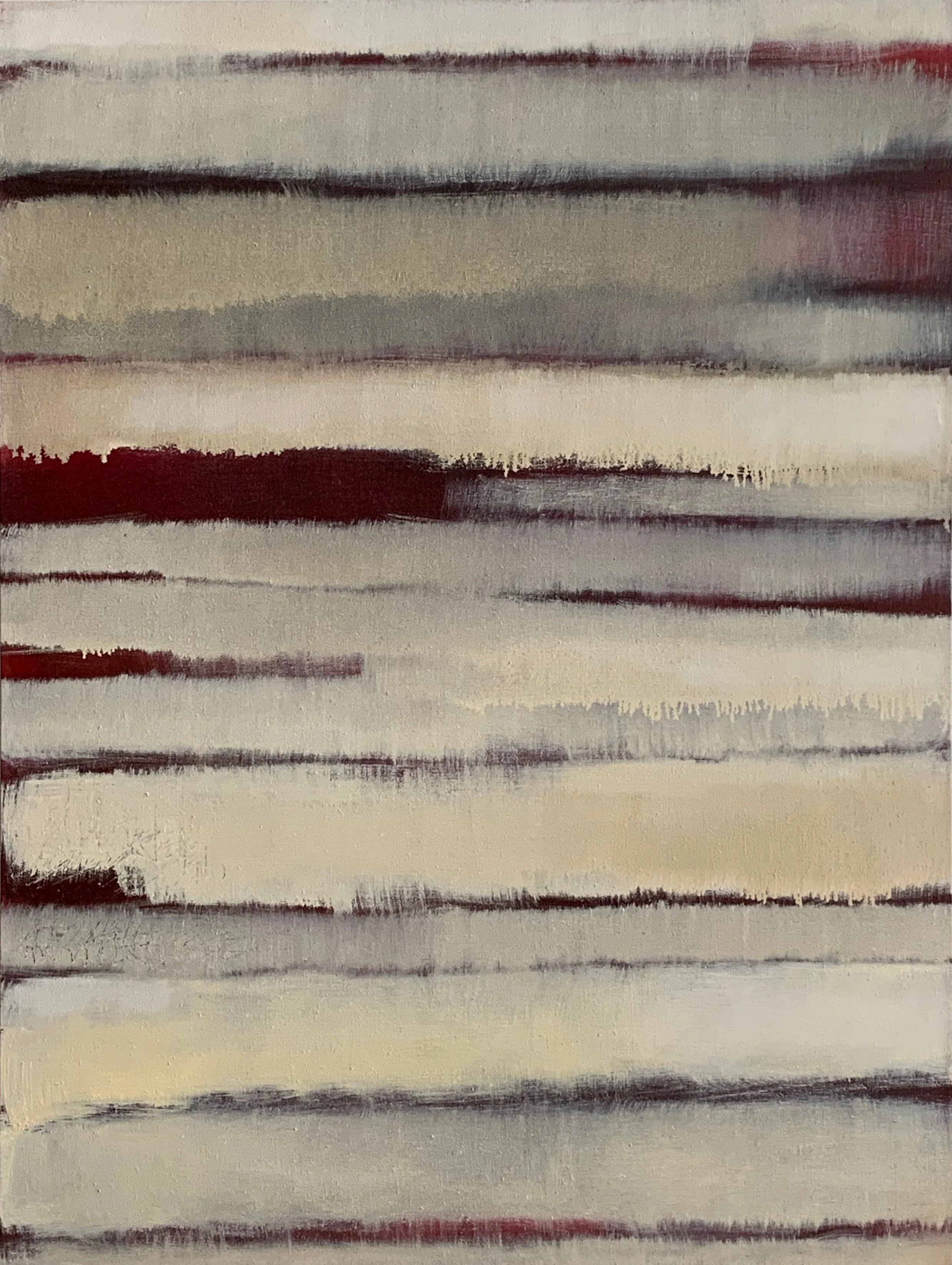 The White Series IV oil on linen 48"x 36" ( 122 x 91.5 cm ) 2019