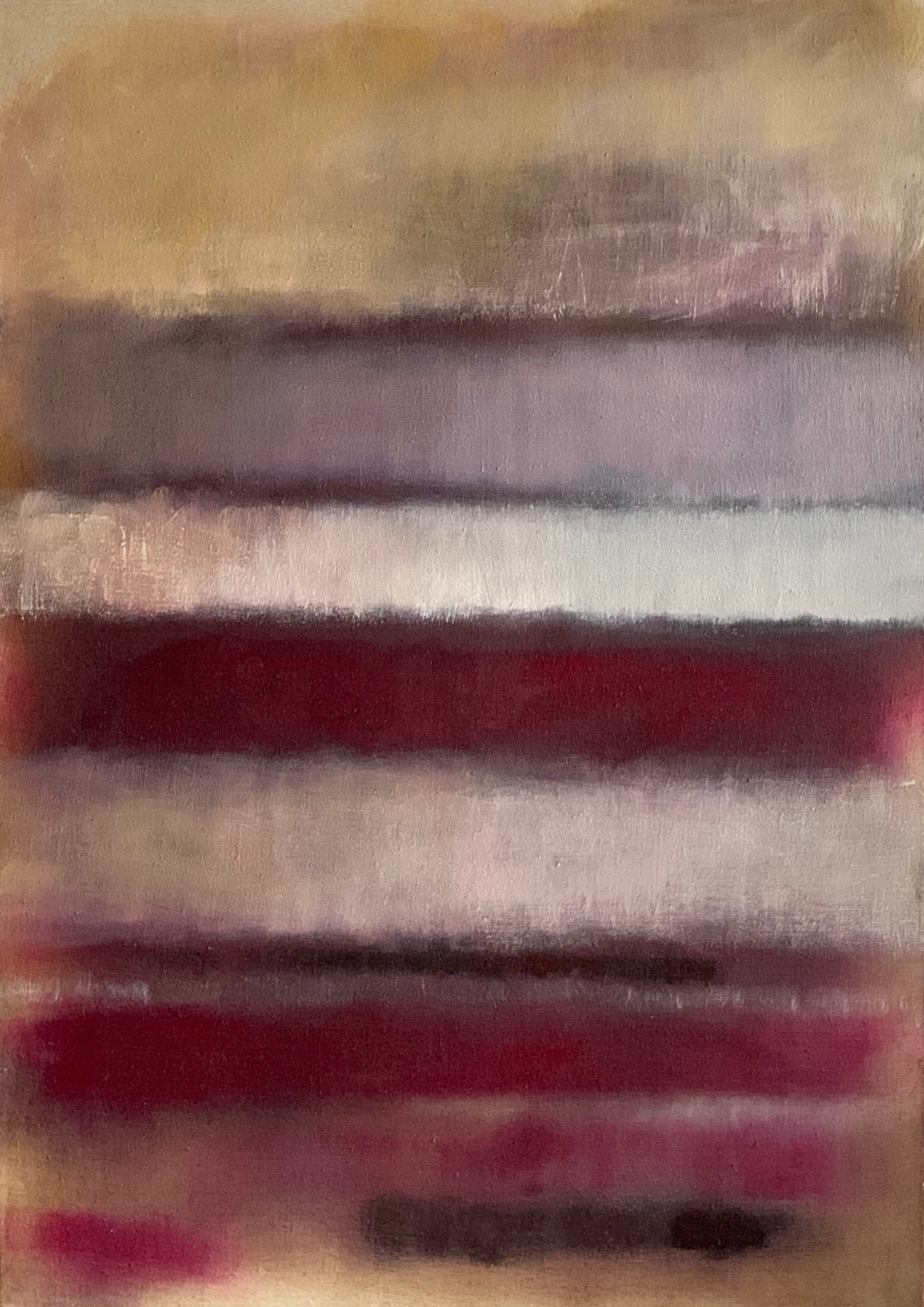 The White Series XII oil on linen 48"x 36" ( 122 x 91.5 cm ) 2019