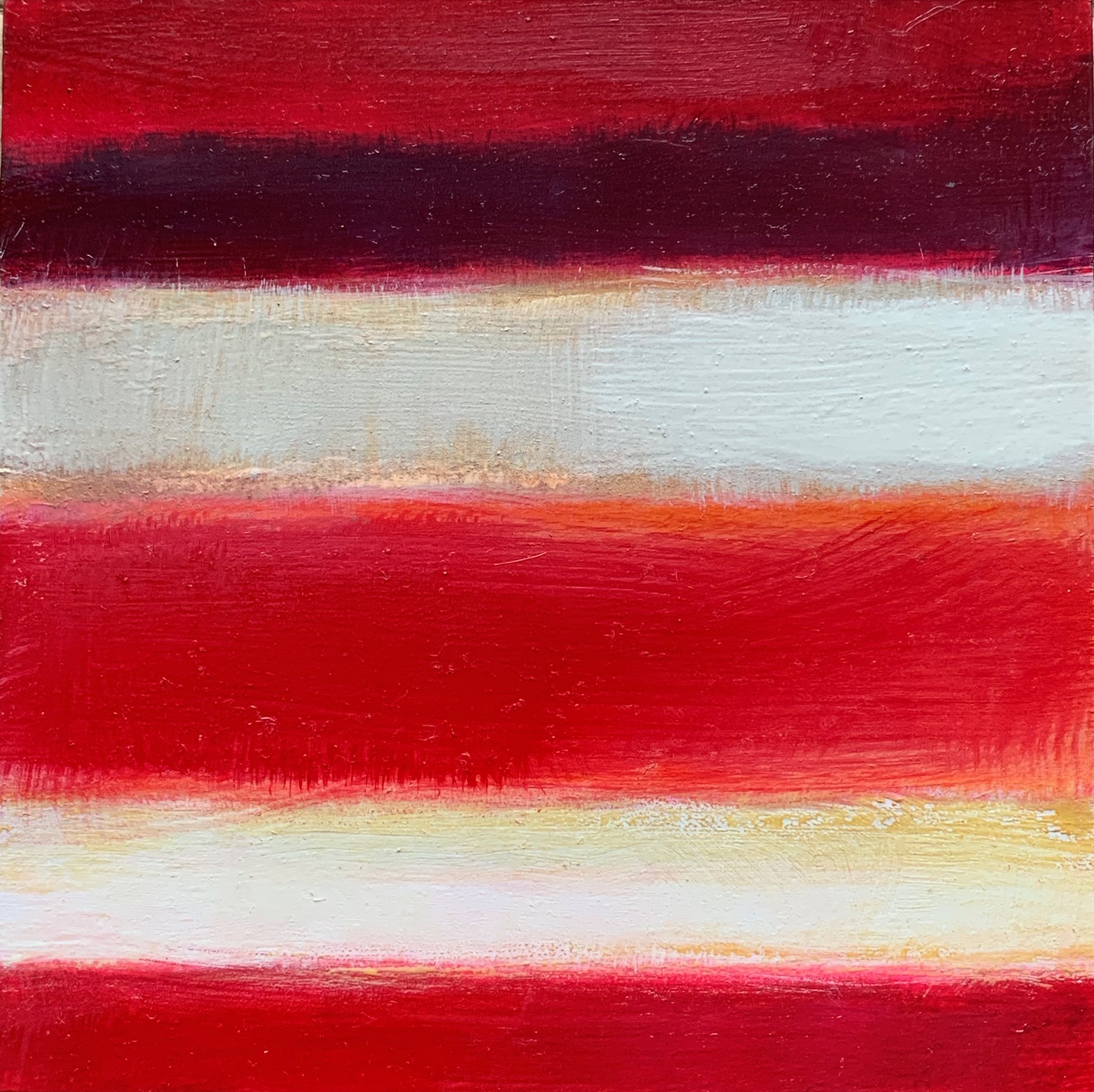 Open Horizontal XXIII oil on wood panel 6” x 6” ( 15.2 x 15.2 cm ) 2018