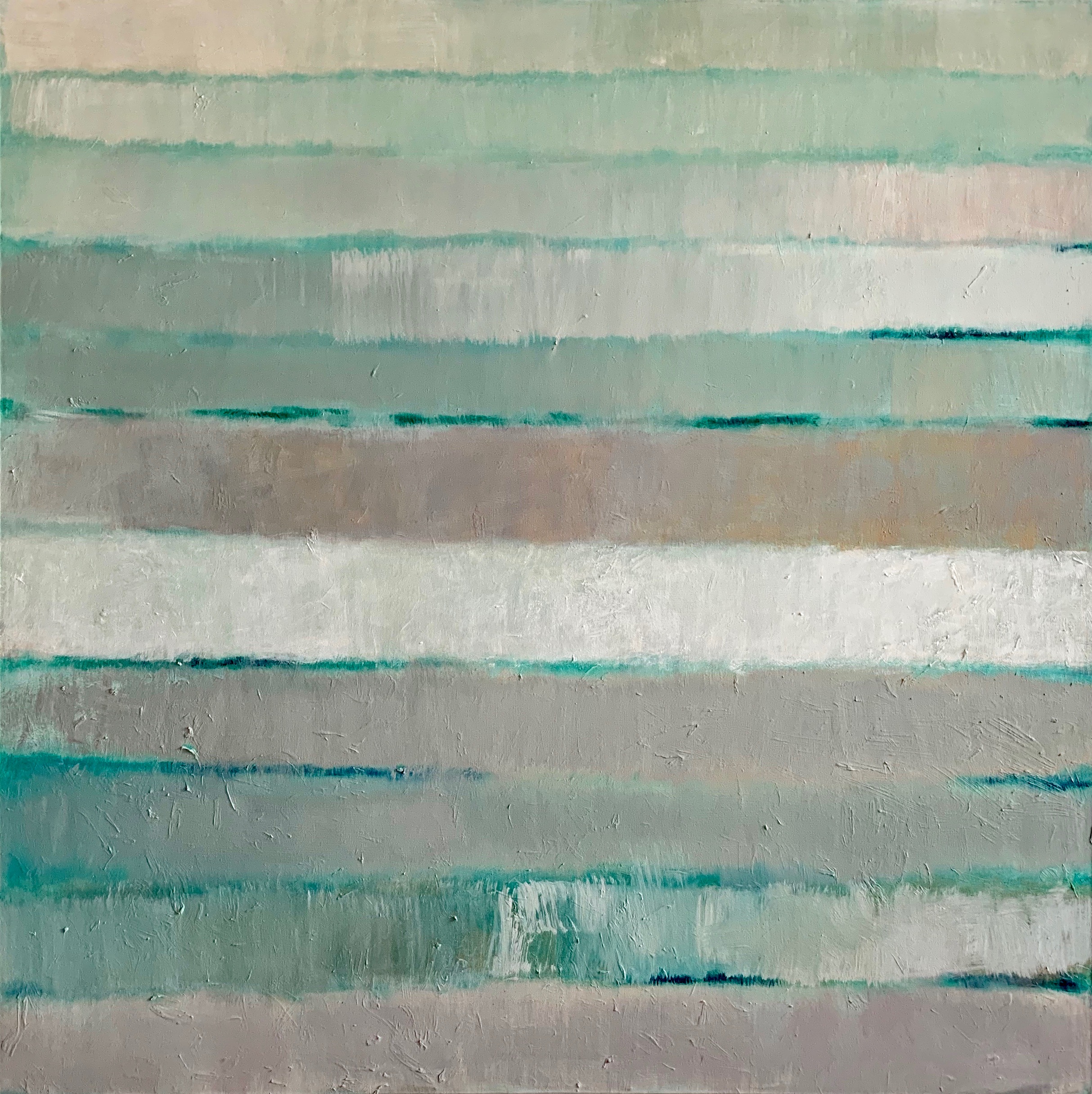 White Interrupted oil on canvas 36"x 36” 2019