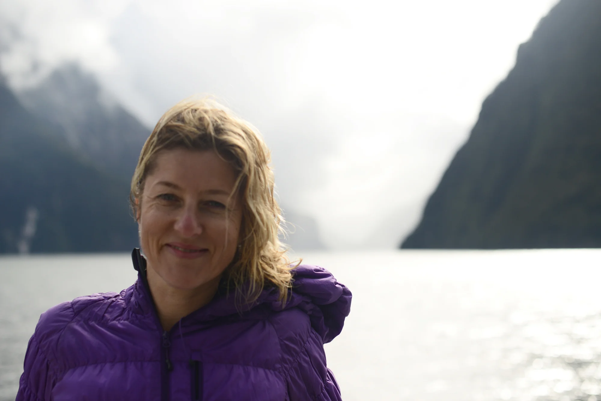 The last pic Matt ever took of me, at Milford Sound last March.