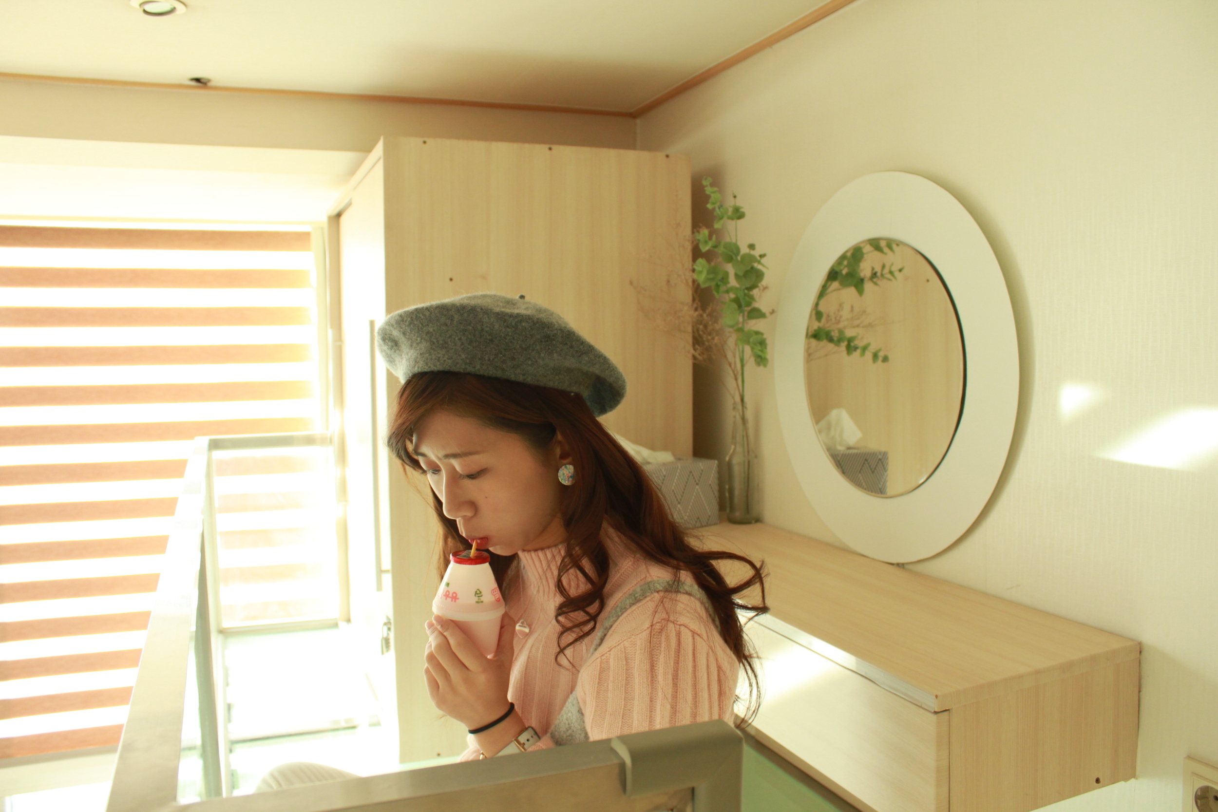 Strawberry milk every morning