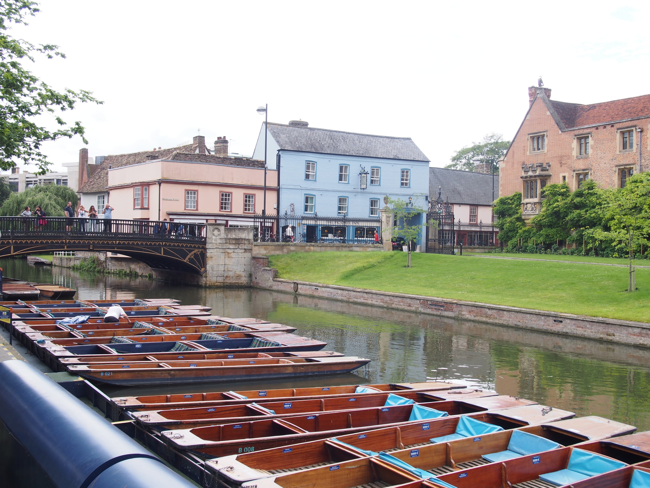 Punting along River Cam