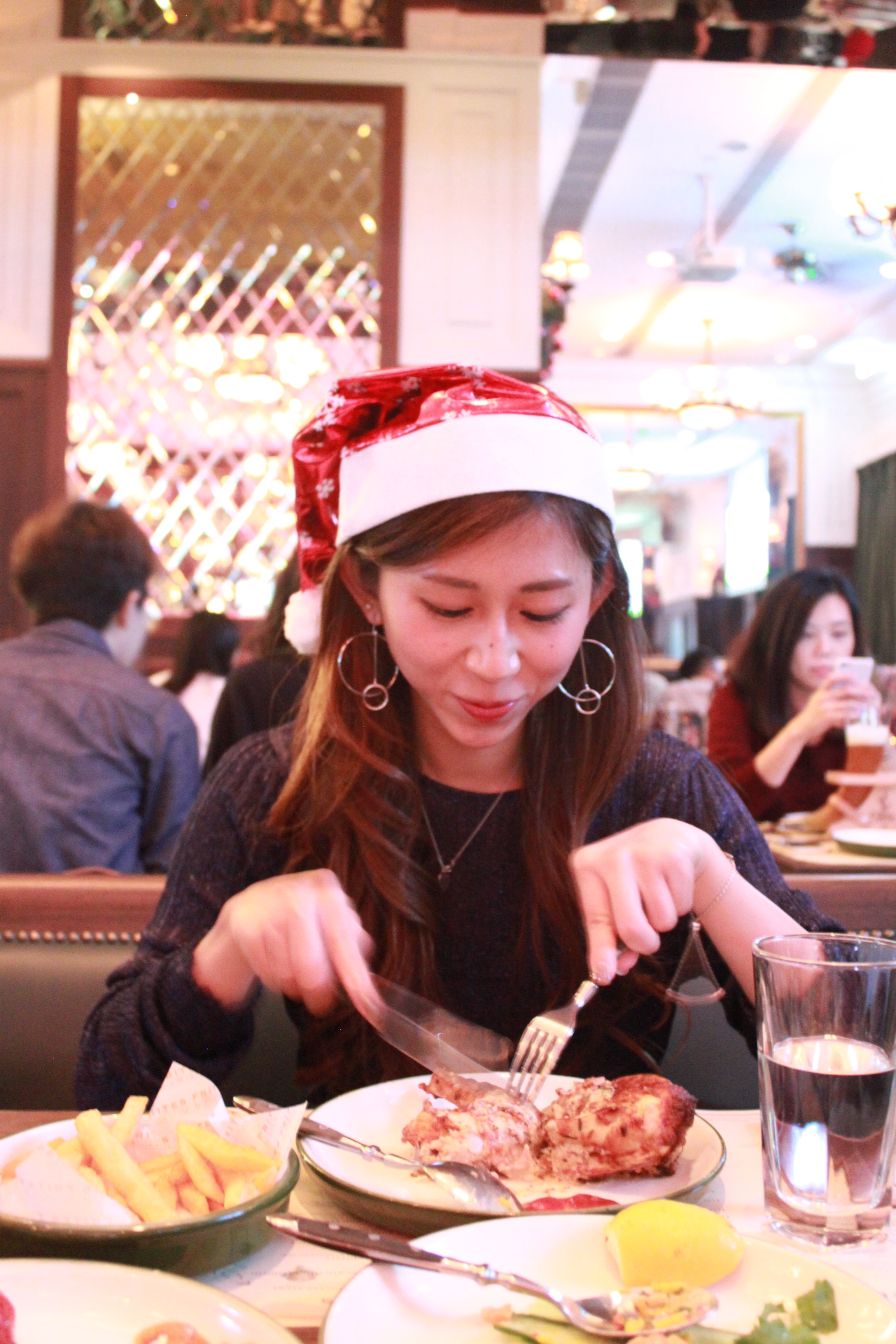 Absolutely candid when food comes into the frame.