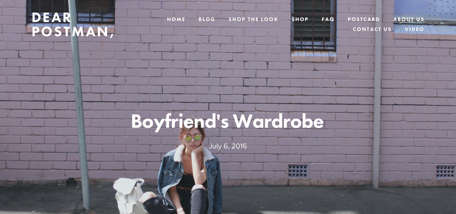 Boyfriend's Wardrobe