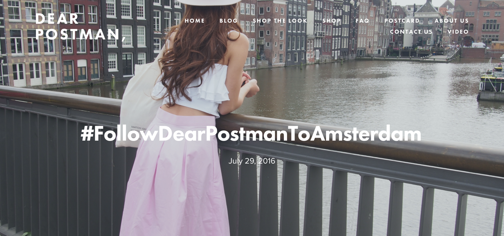 #FollowDearPostmanToAmsterdam
