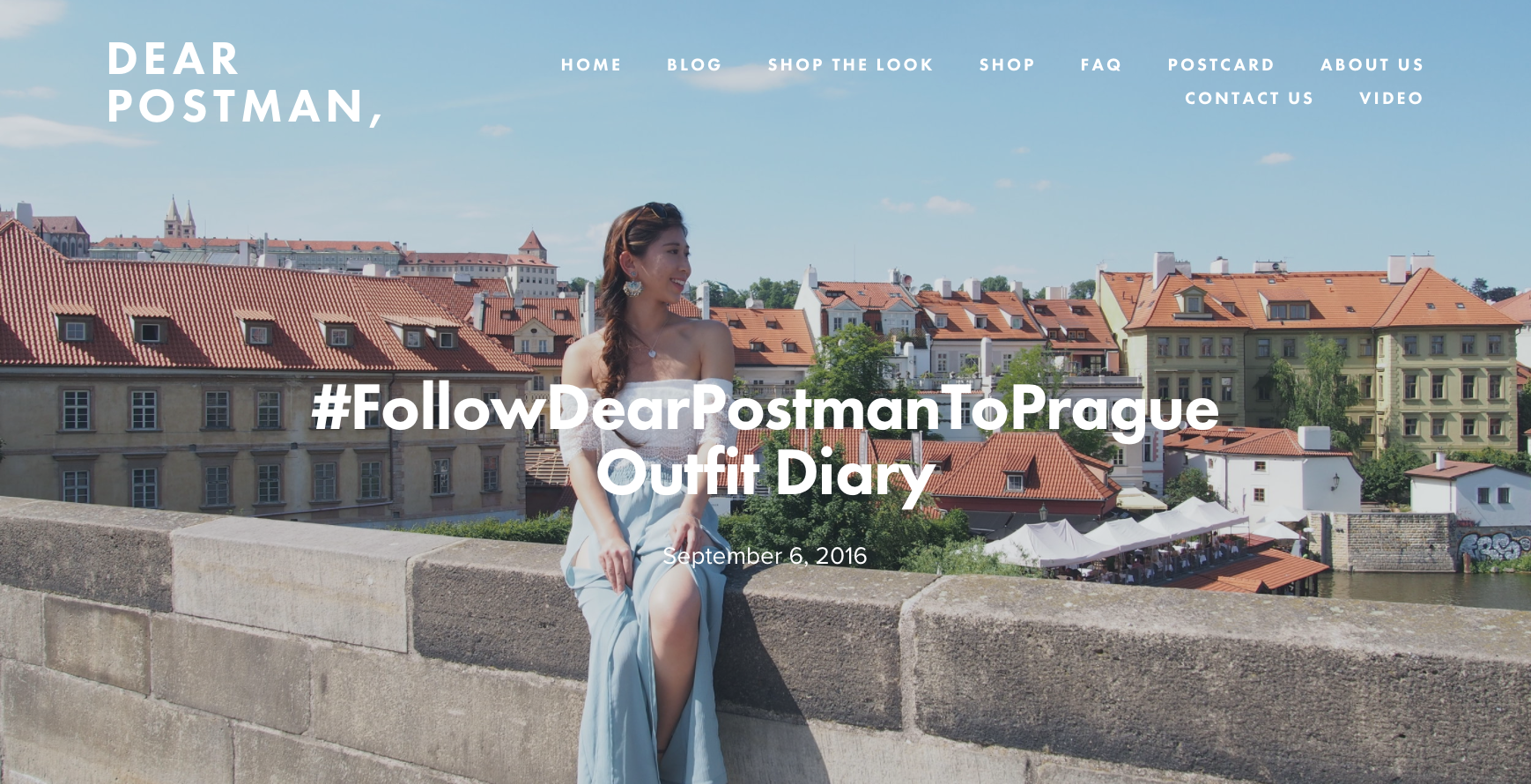 #FollowDearPostmanToPrague Outfit Diary