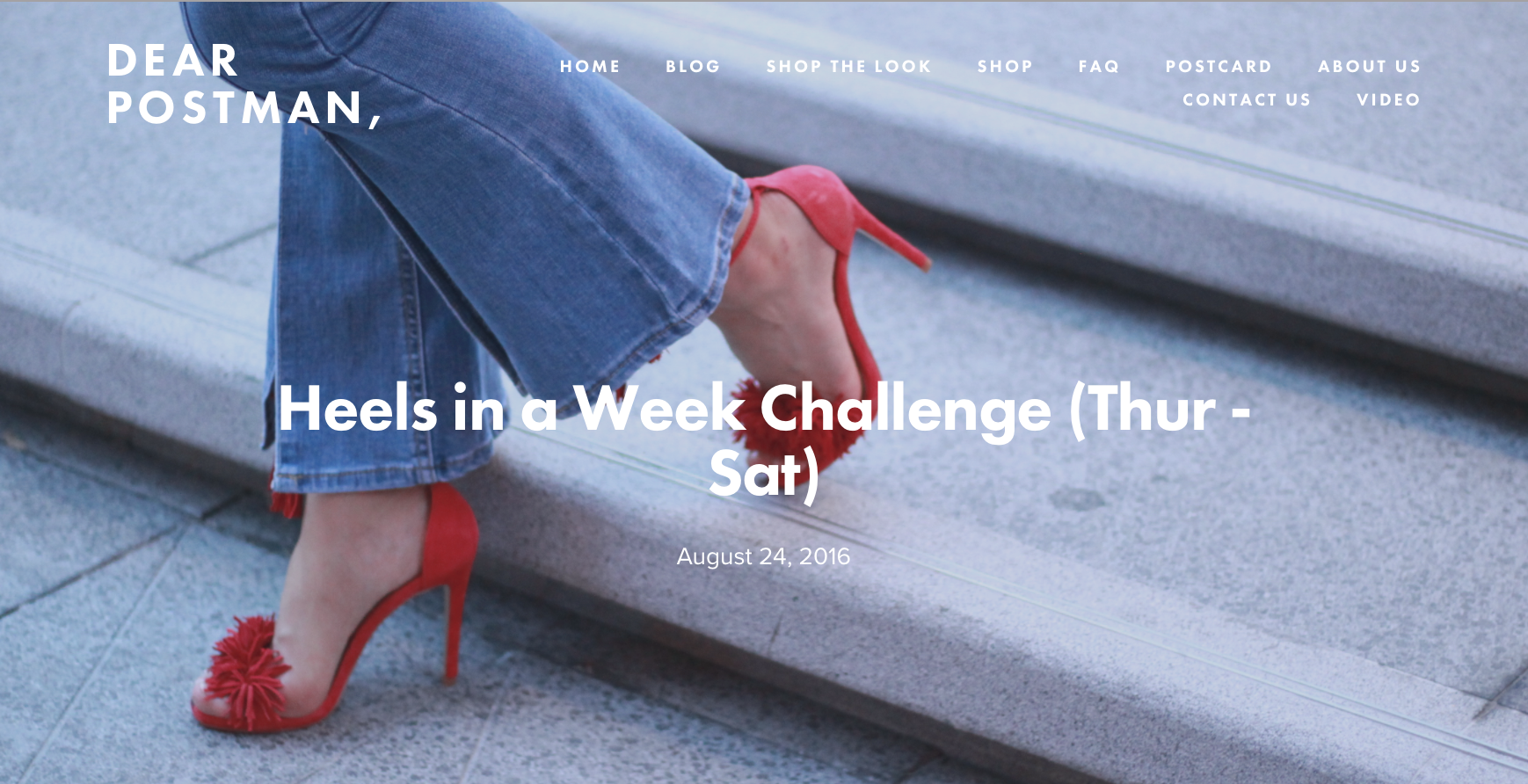 Heels in a Week (Thur - Sat)