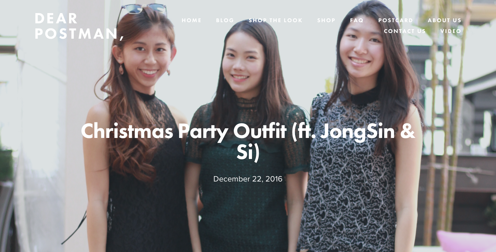 Christmas Party Outfit (ft. JongSin & Si)