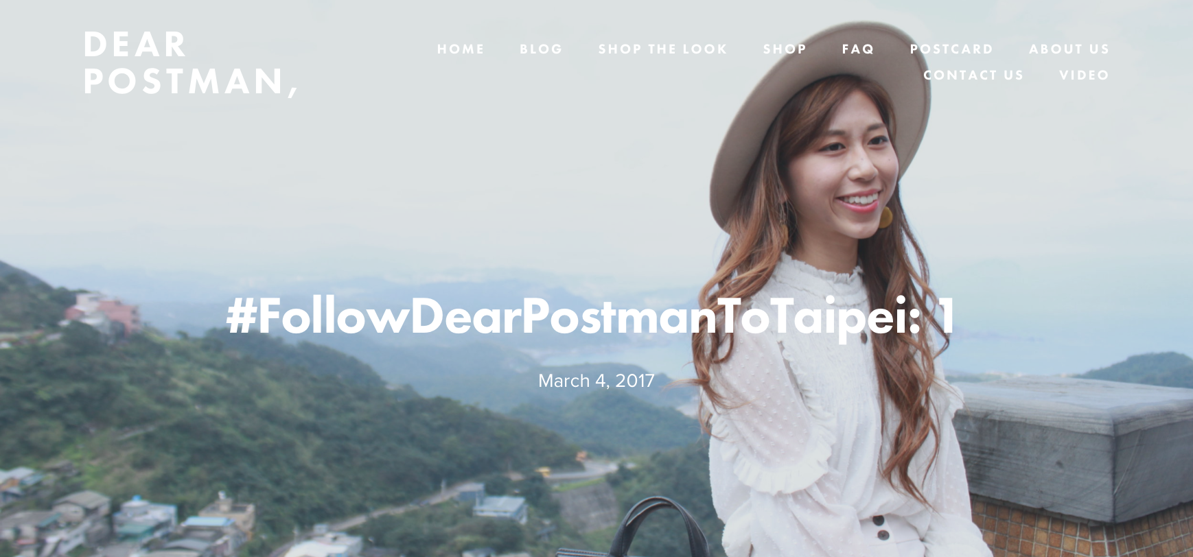 #FollowDearPostmanToTaipei: 1
