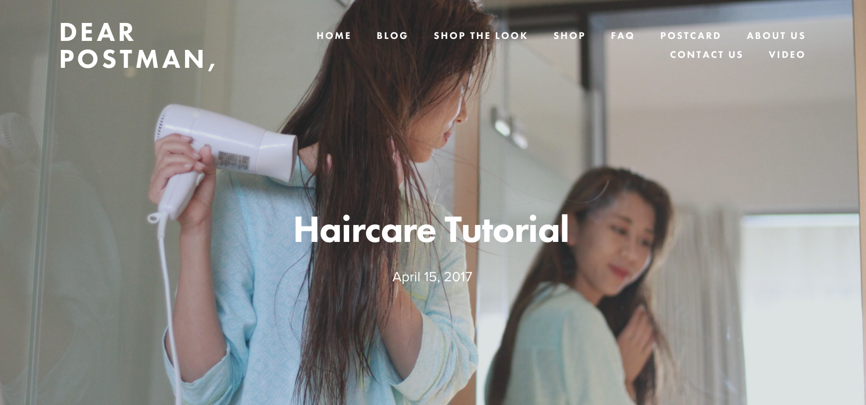 Haircare Tutorial