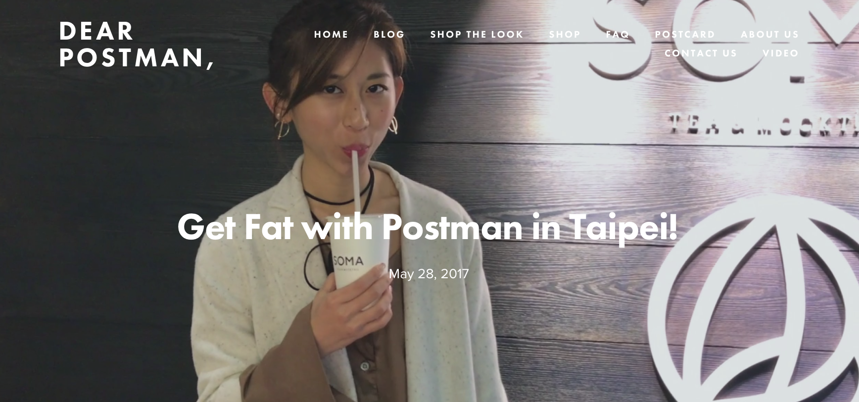 Get Fat with Postman in Taipei!