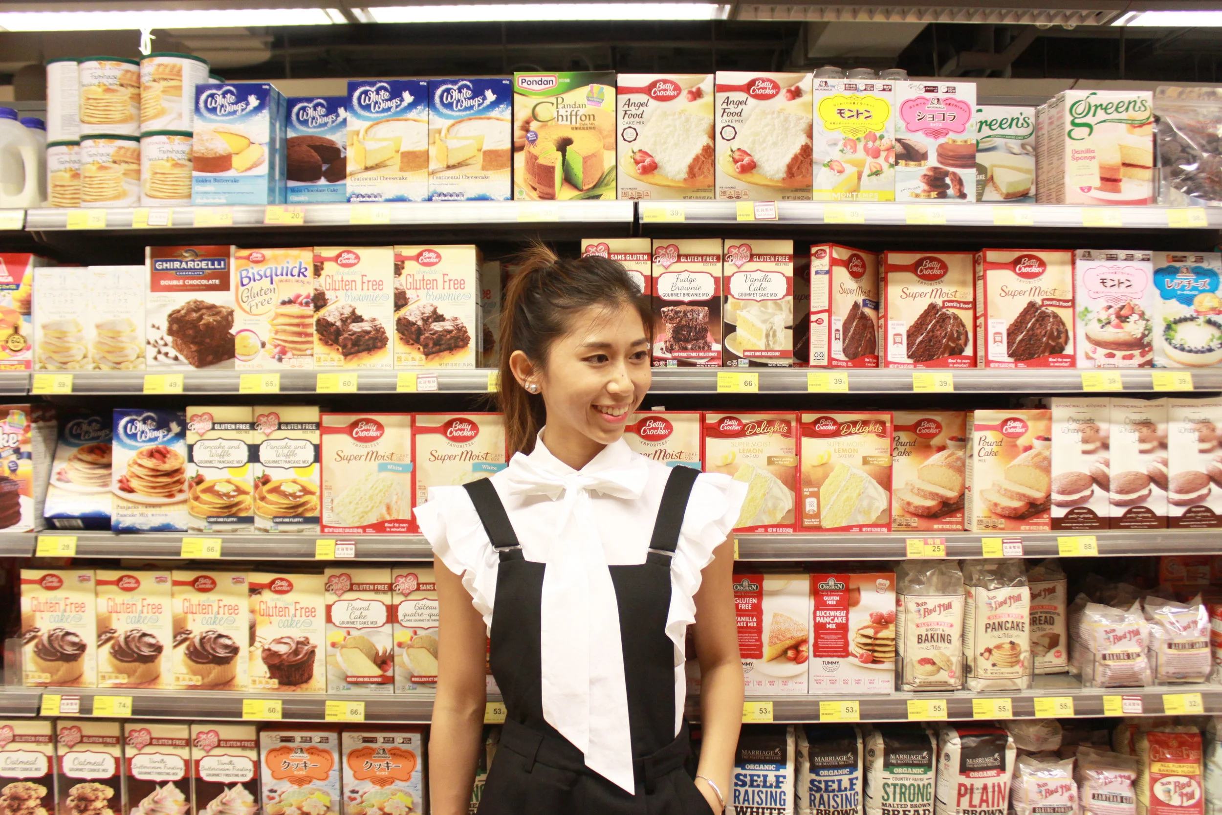 Karen Millen the super frill shirt (white) / GU dungarees / Zara slides