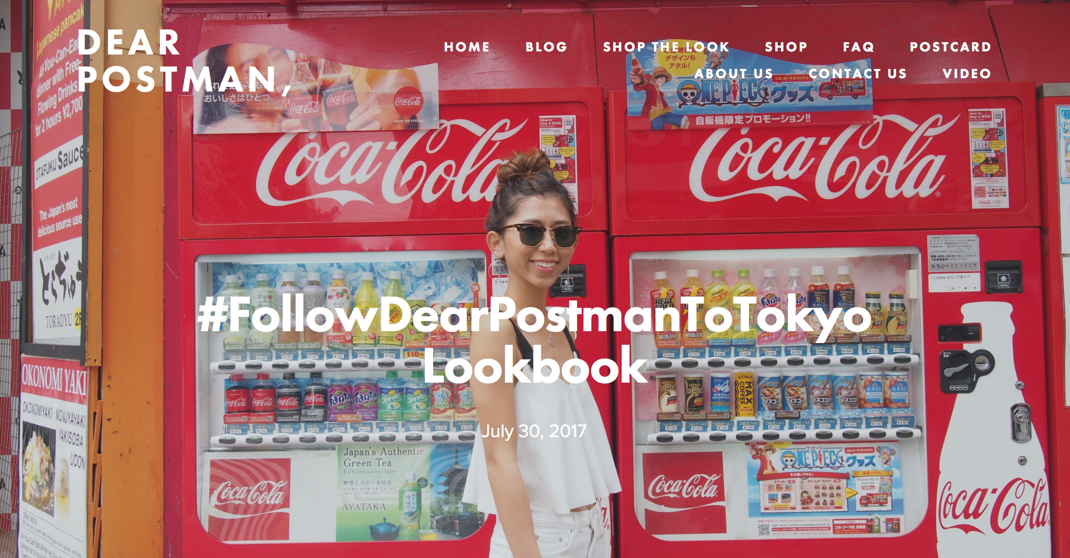 #FollowDearPostmanToTokyo Lookbook