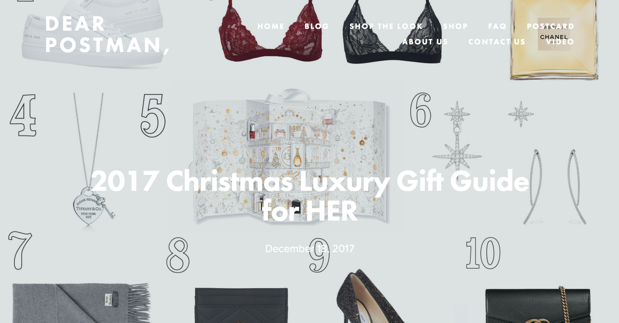 2017 Christmas Luxury Gift Guide for HER