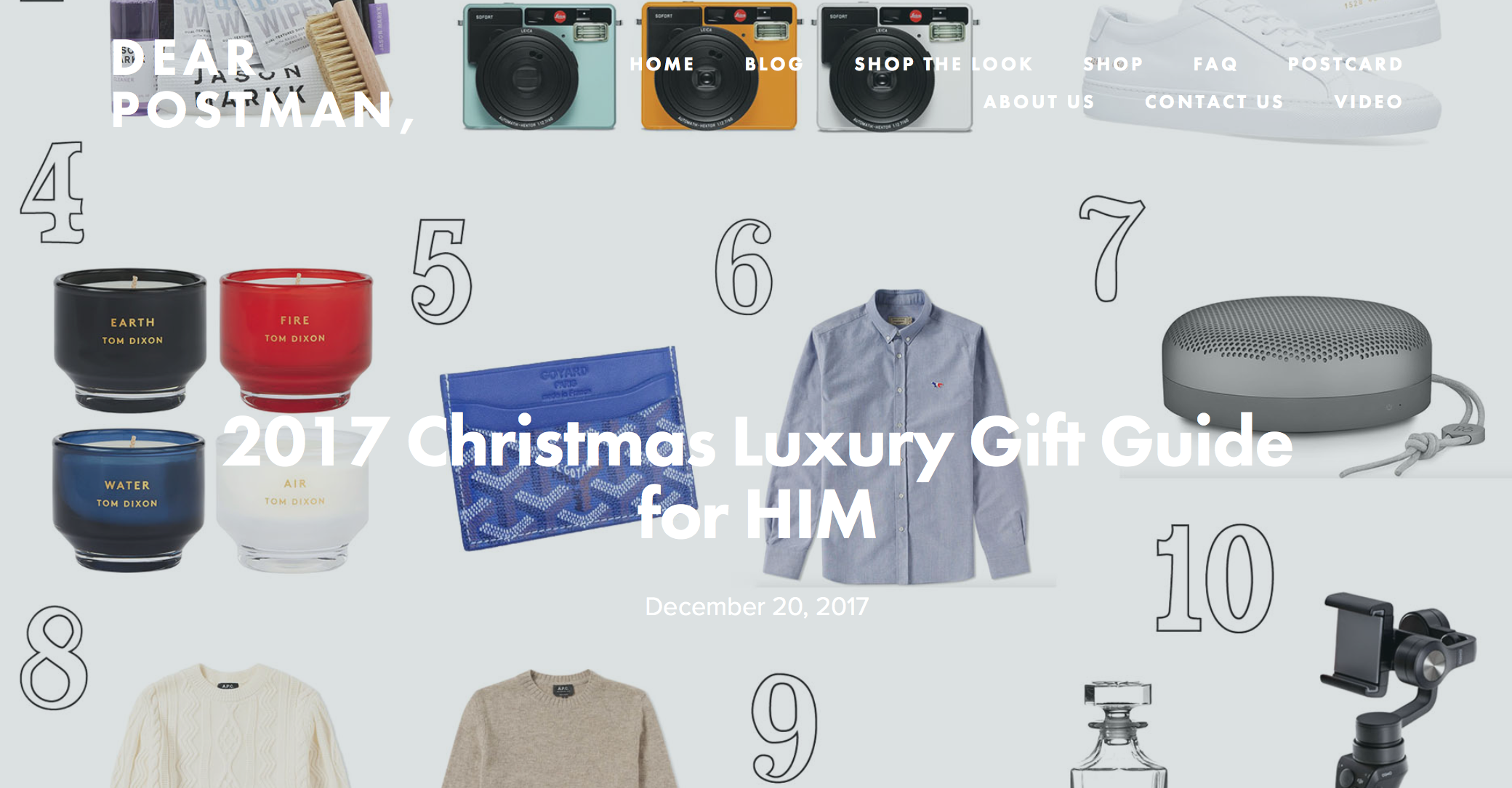 2017 Christmas Luxury Gift Guide for HIM
