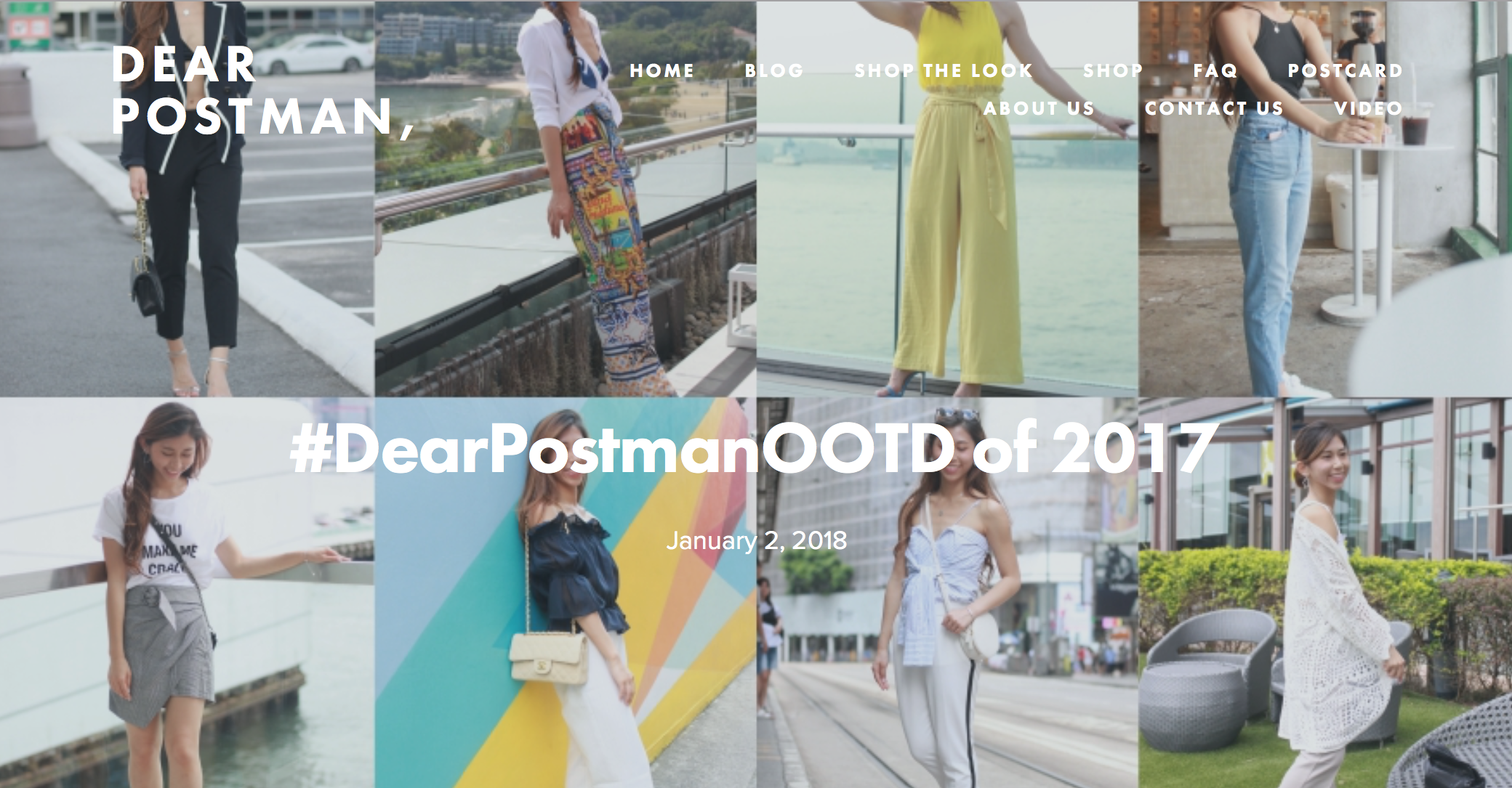 #DearPostmanOOTD of 2017