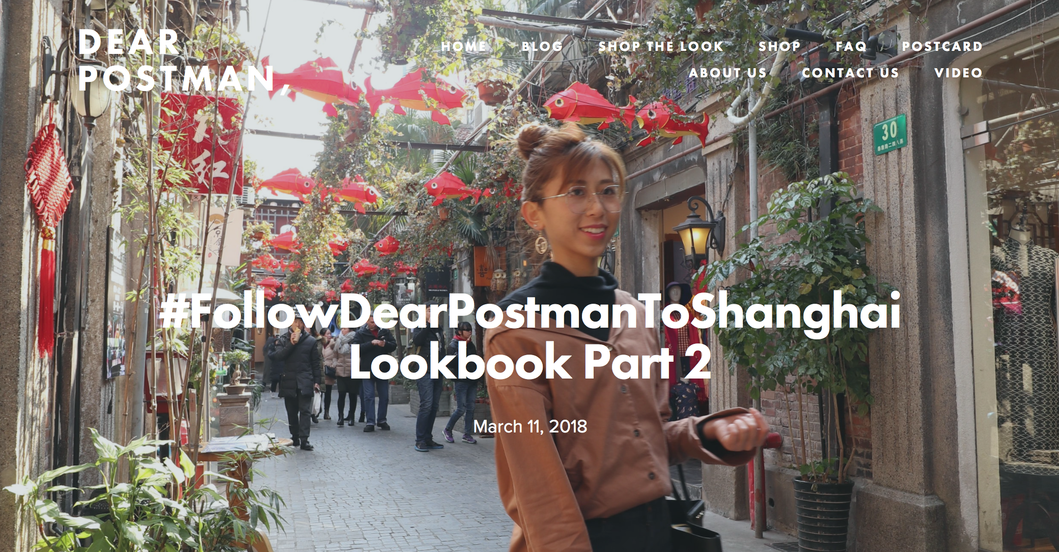 #FollowDearPostmanToShanghai Lookbook Part 2