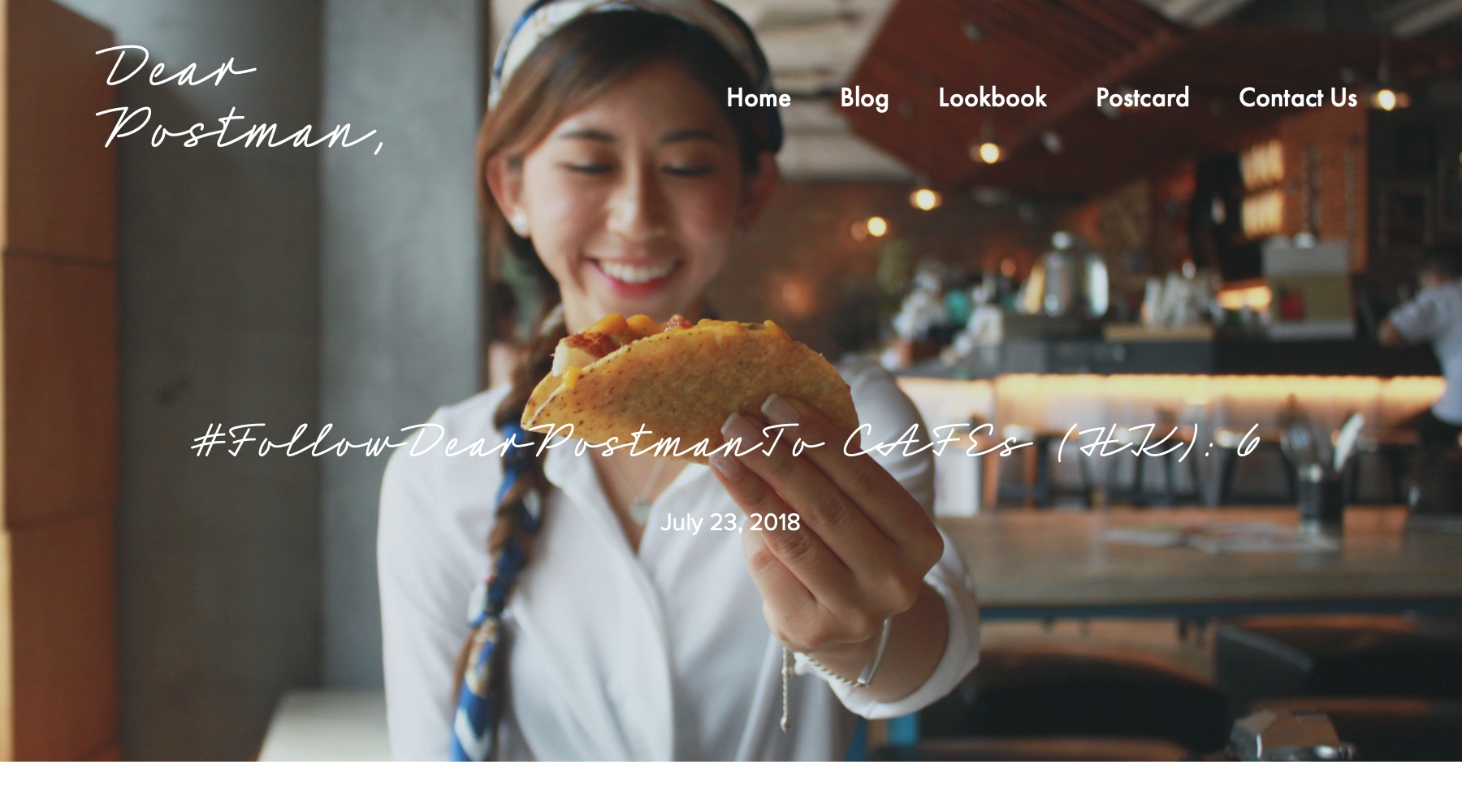 #FollowDearPostmanTo CAFEs (HK): 6