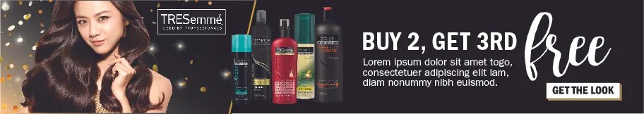 TRESemmé banner ad