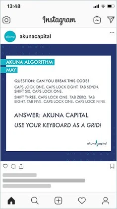 Algorithm Instagram post