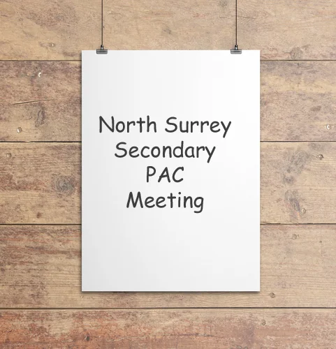 North Surrey PAC Meeting