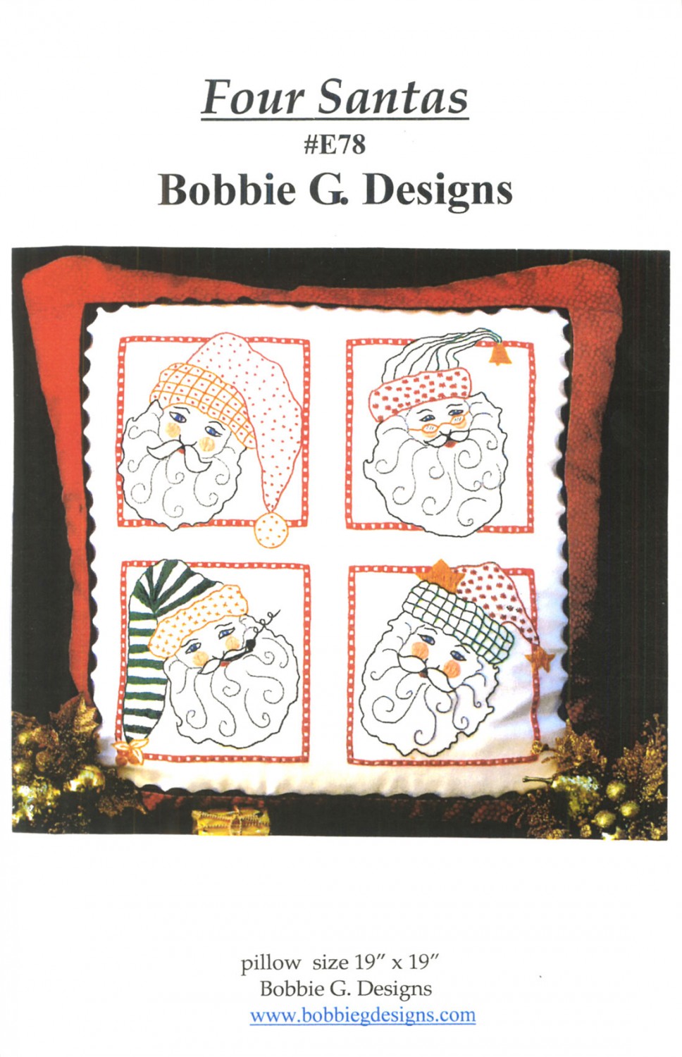 Four Santas — Oh Sew Retro