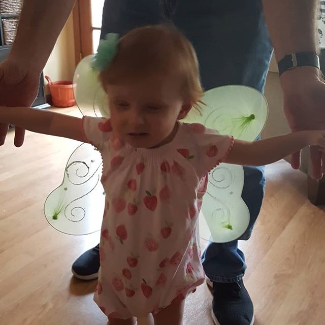 It is such fun when granddaughters start to spread  their wings.  #iwanttowalk