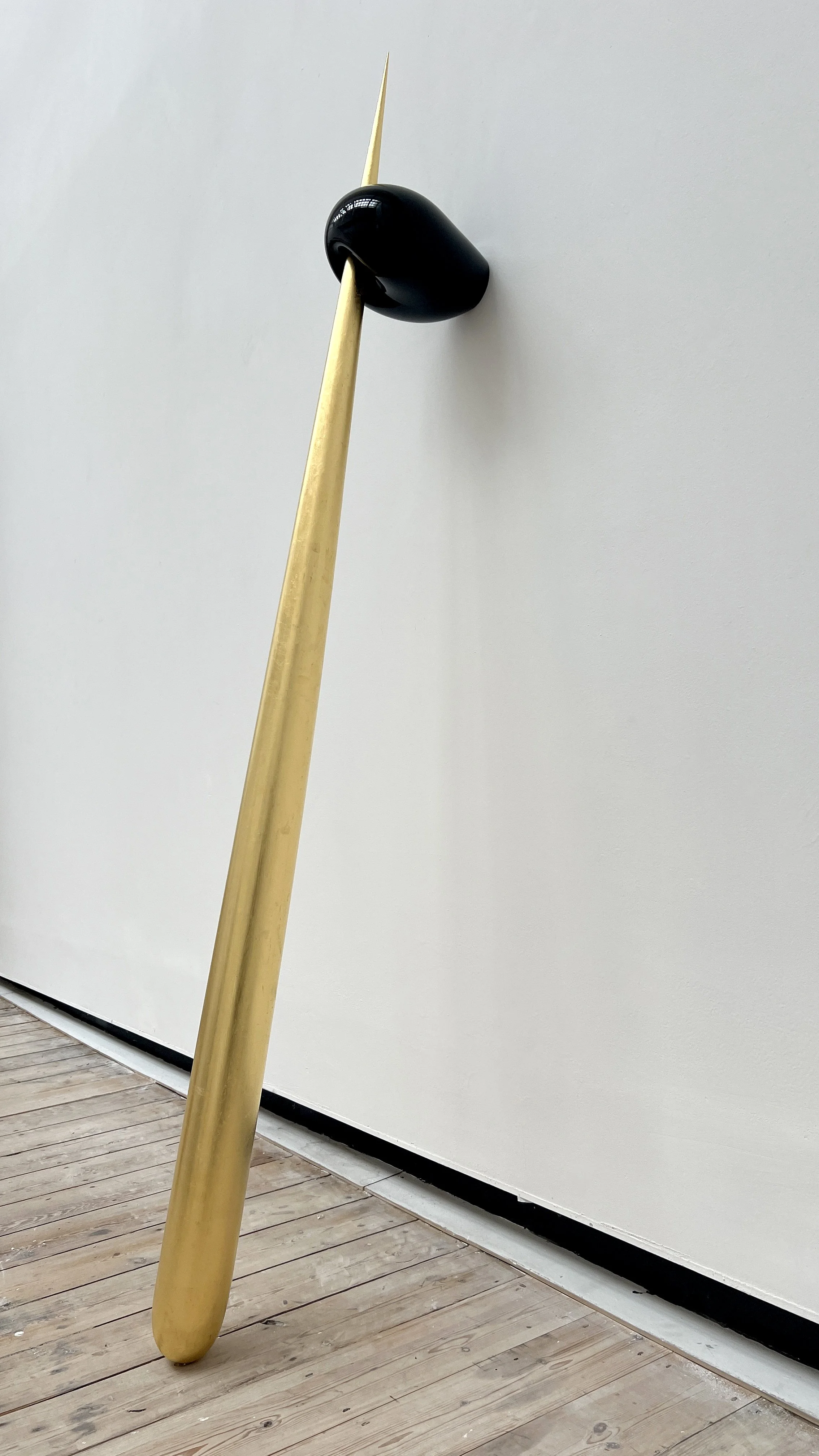Glass, wood and 24ct gold sculpture, Solace of Rupture, Alexandra Carr