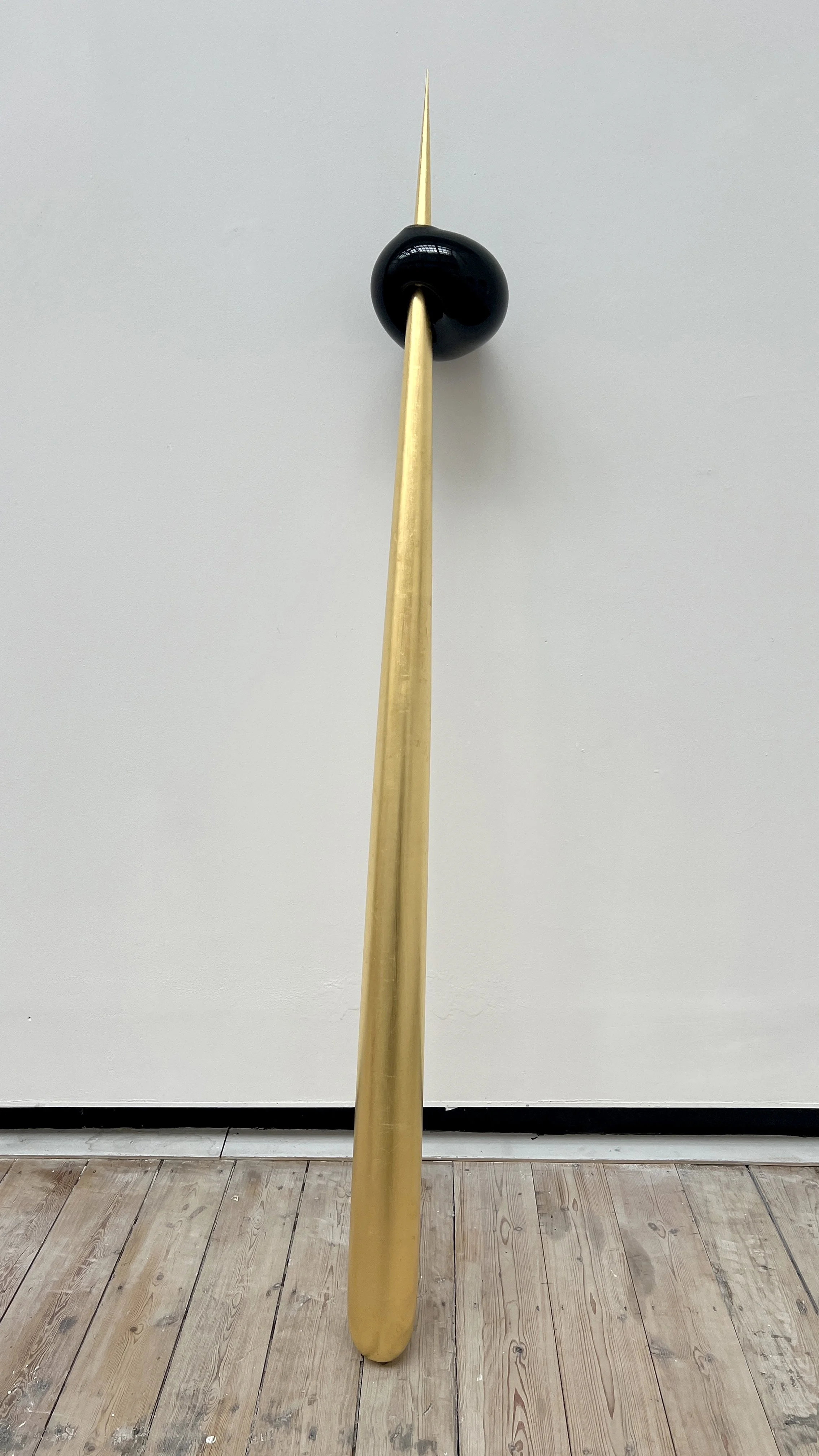 Glass, wood, 24ct gold sculpture, Solace of Rupture, Alexandra Carr
