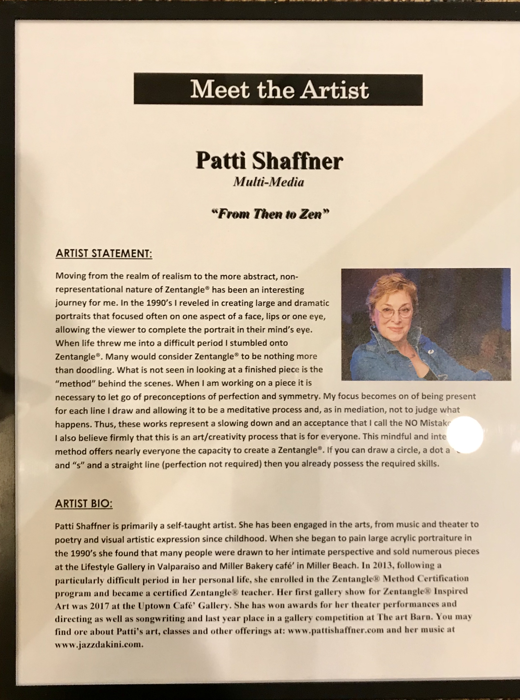 Artist Statement - From Then To Zen