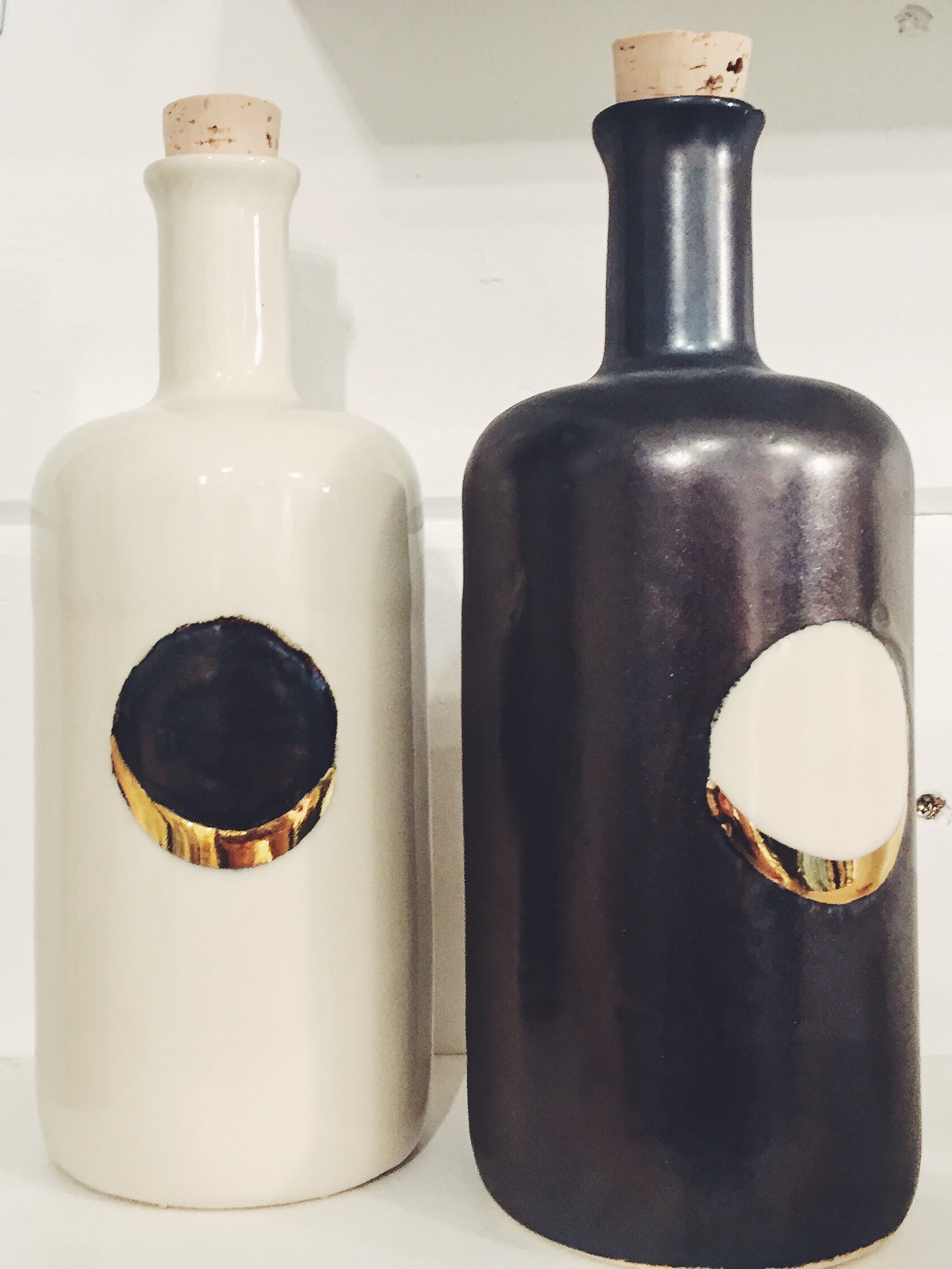 The Honeycomb Studio Waxing Moon Bottles