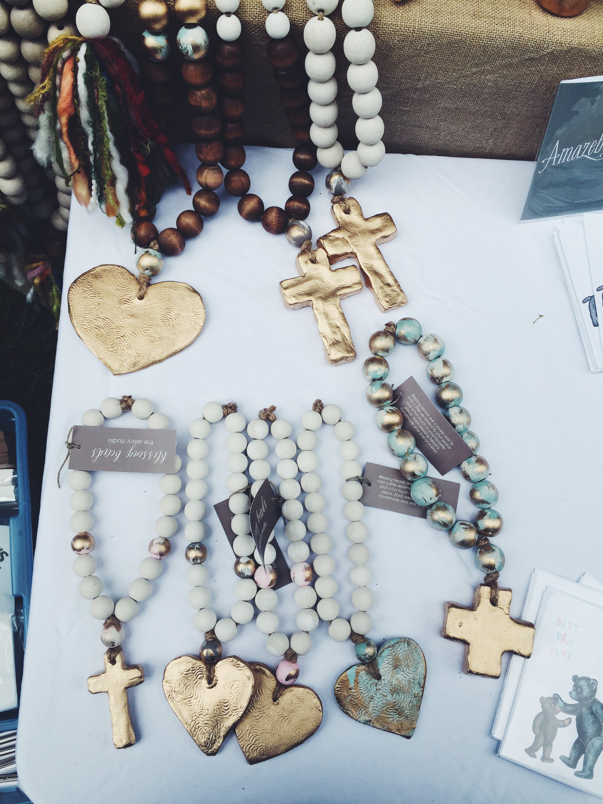 The Sercy Studio, Blessing Beads + Breathless Paper Co. Card 