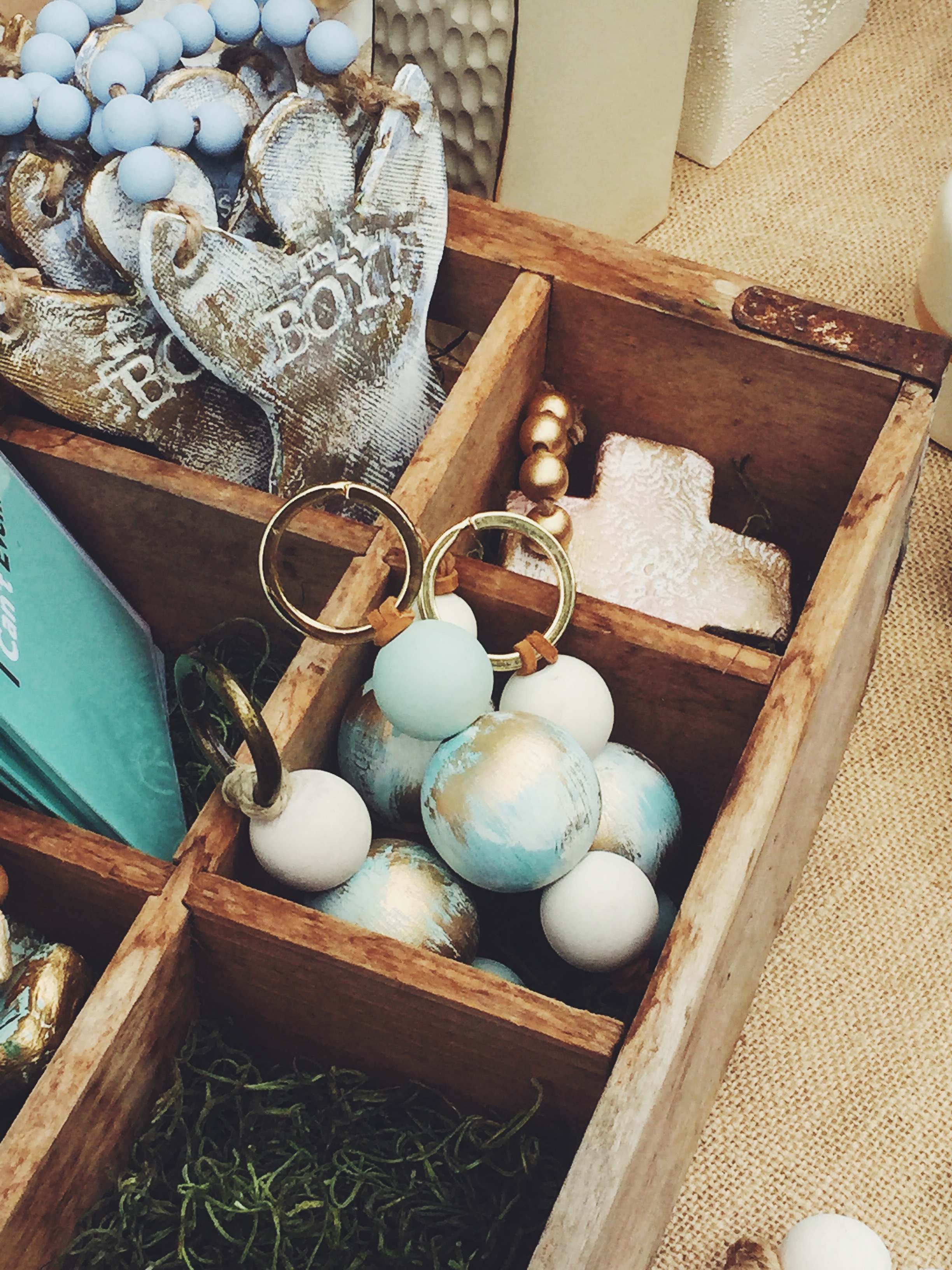 The Sercy Studio, "It's a Boy" Ornament and Keychain