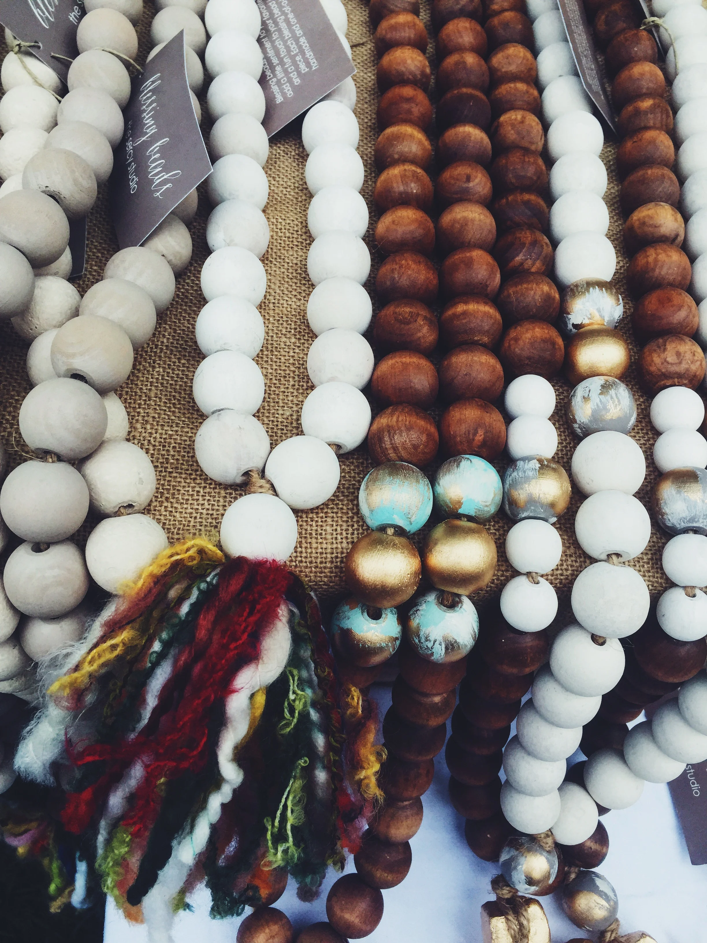 The Sercy Studio, Tasseled Blessing Beads 