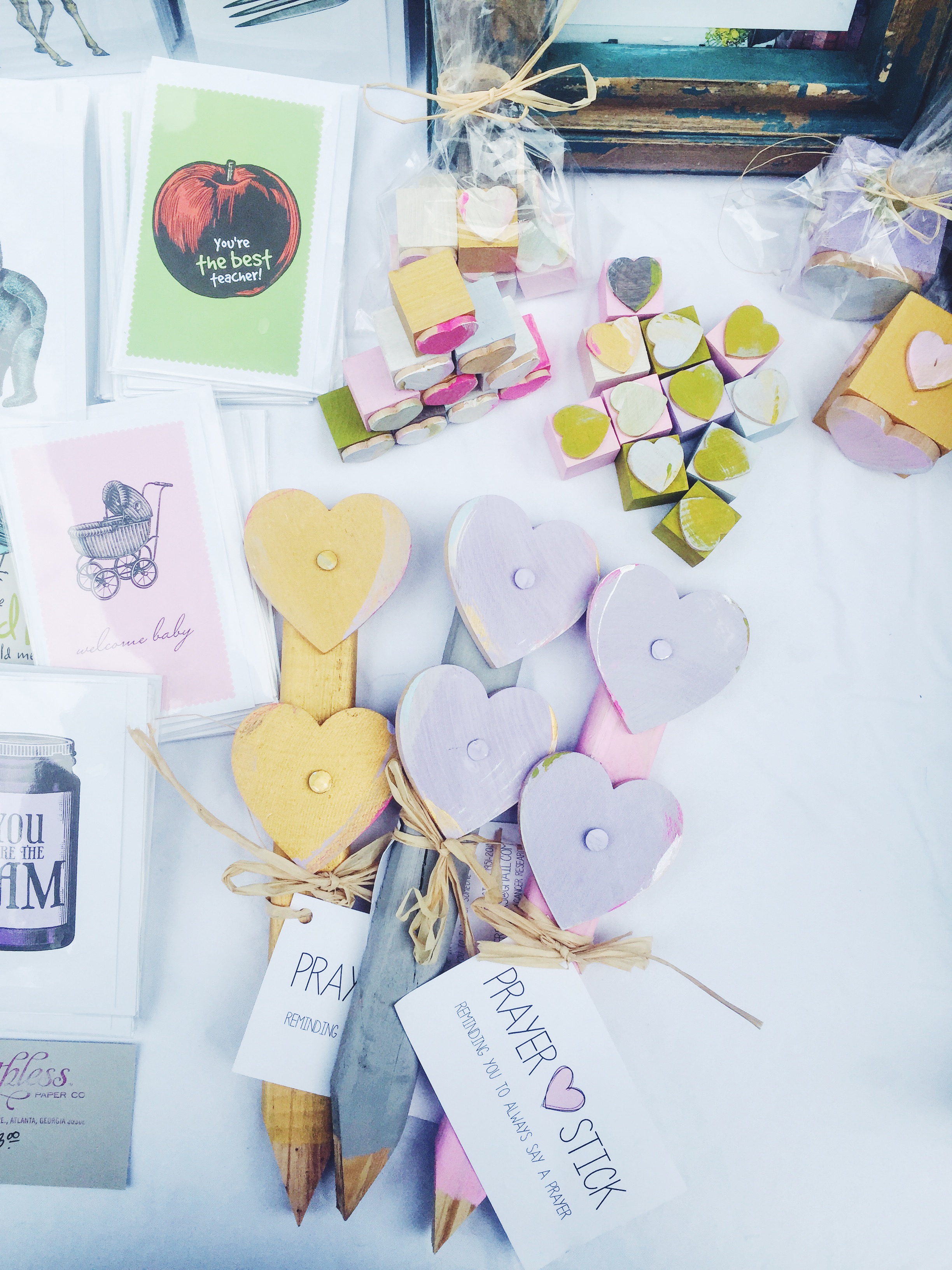 Prayer Sticks + Breathless Paper Co Cards 