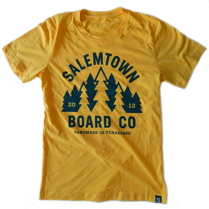 Yellow Forrest t-shirt, Salemtown Board Co.