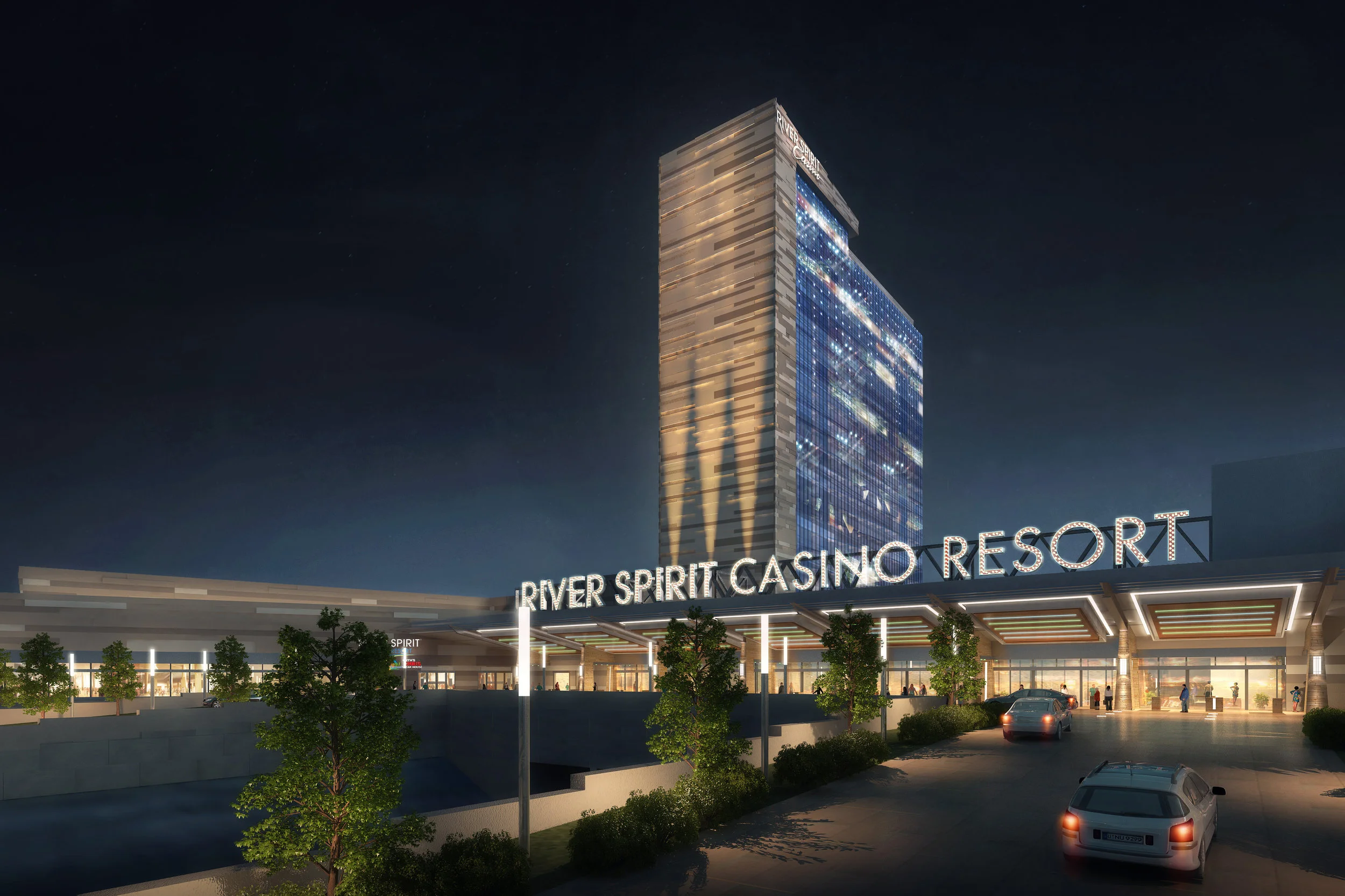 Tulsa, OK | 29-Story Hotel - 375,000 SF, Casino - 90,000 SF, Conference - 60,000 SF, Theater - 60,000 SF, Lobby - 60,000 SF = 1.2 Million SF Total | 2017