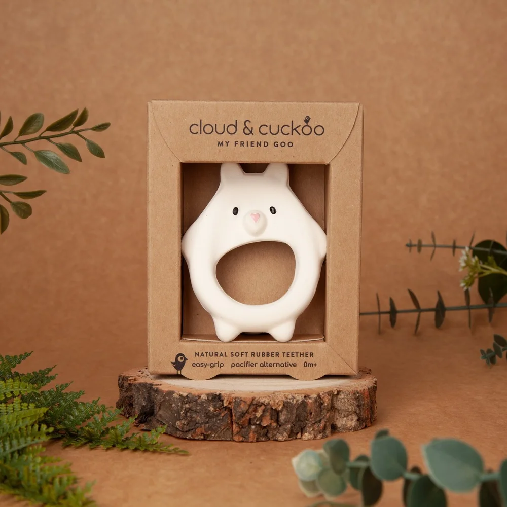 My Friend Goo Natural Rubber Teething Toy Gift Box — Cloud