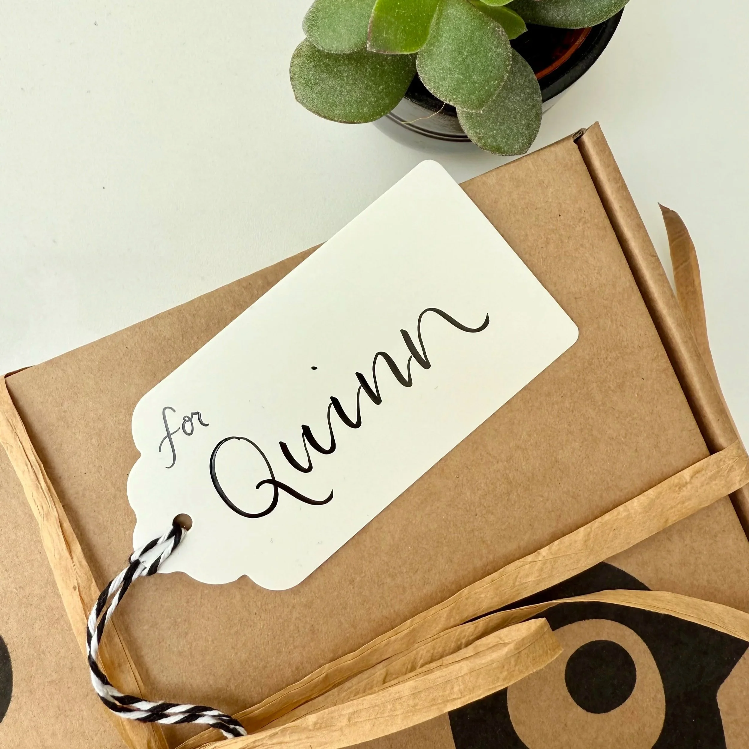 Personalised Calligraphy Gift Tag