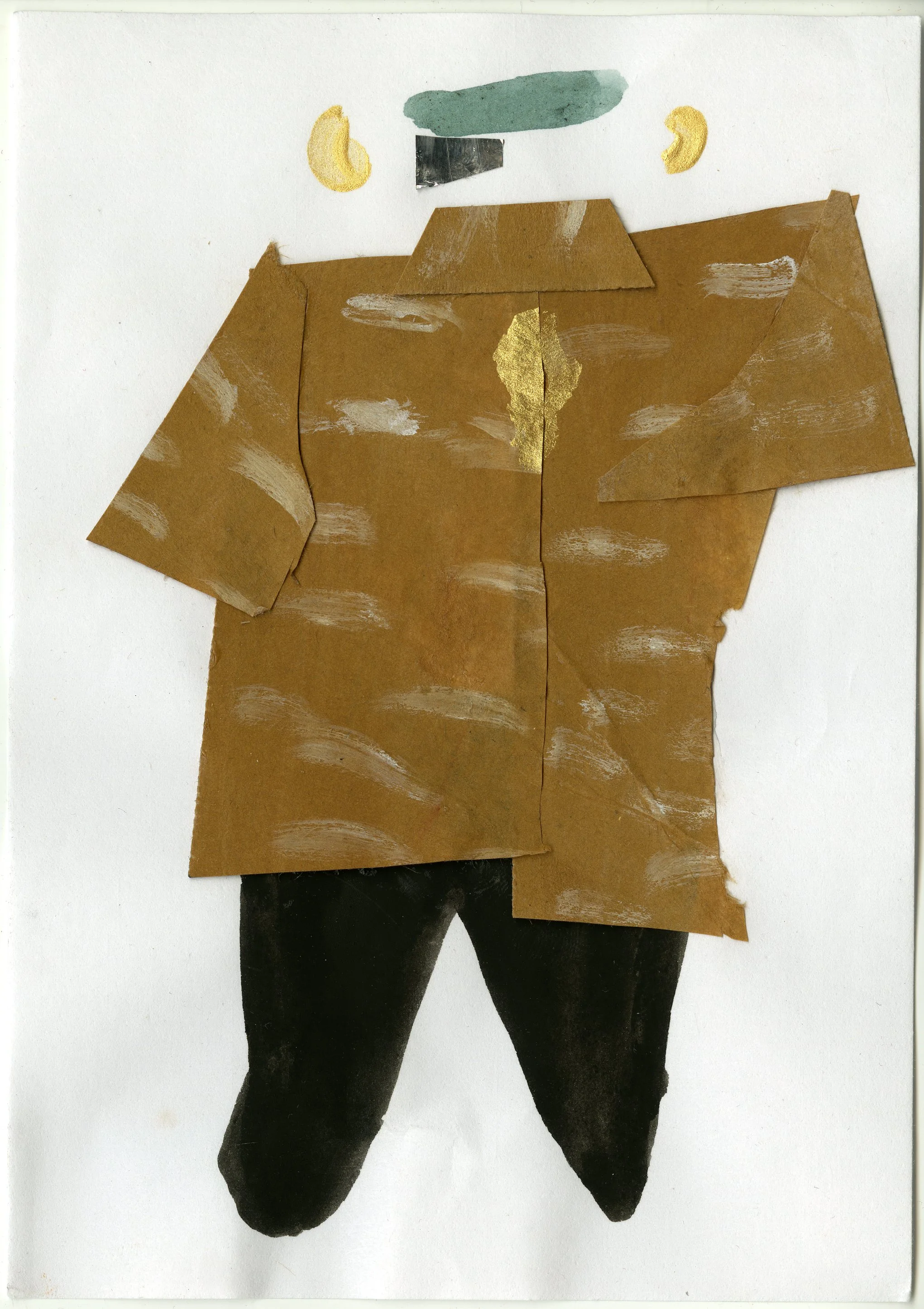 Anthropologist Chic Gouache and Collage 2016