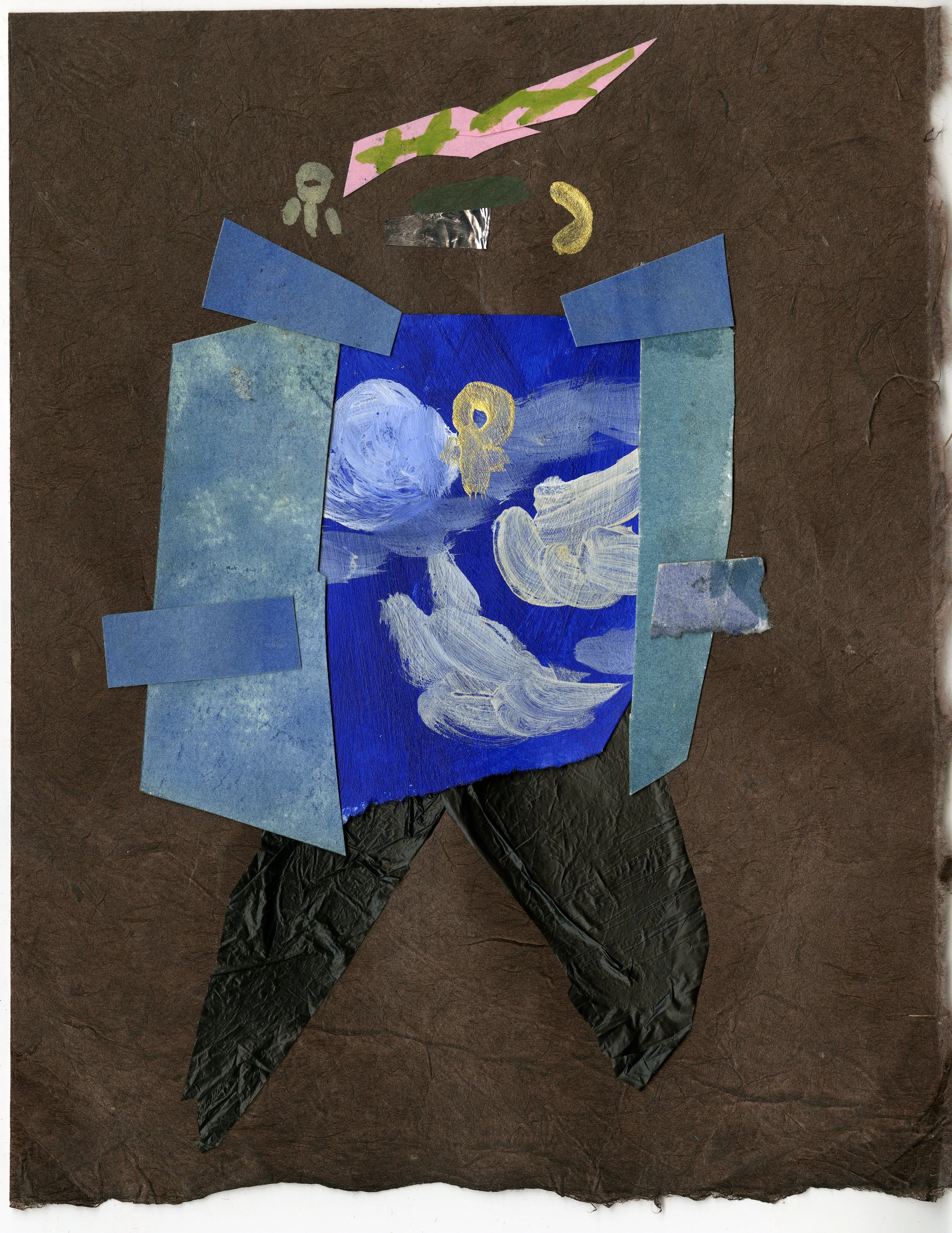 Geese? Gouache and Collage 2016
