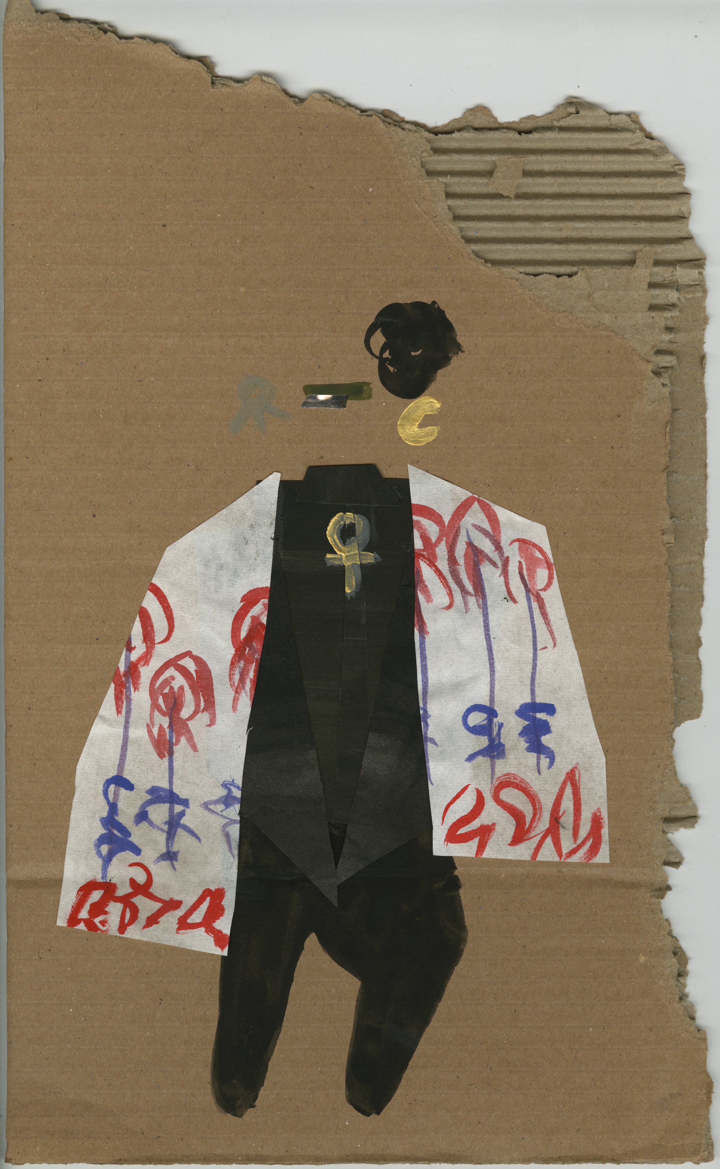 Study Day Chic Gouache and Collage 2016