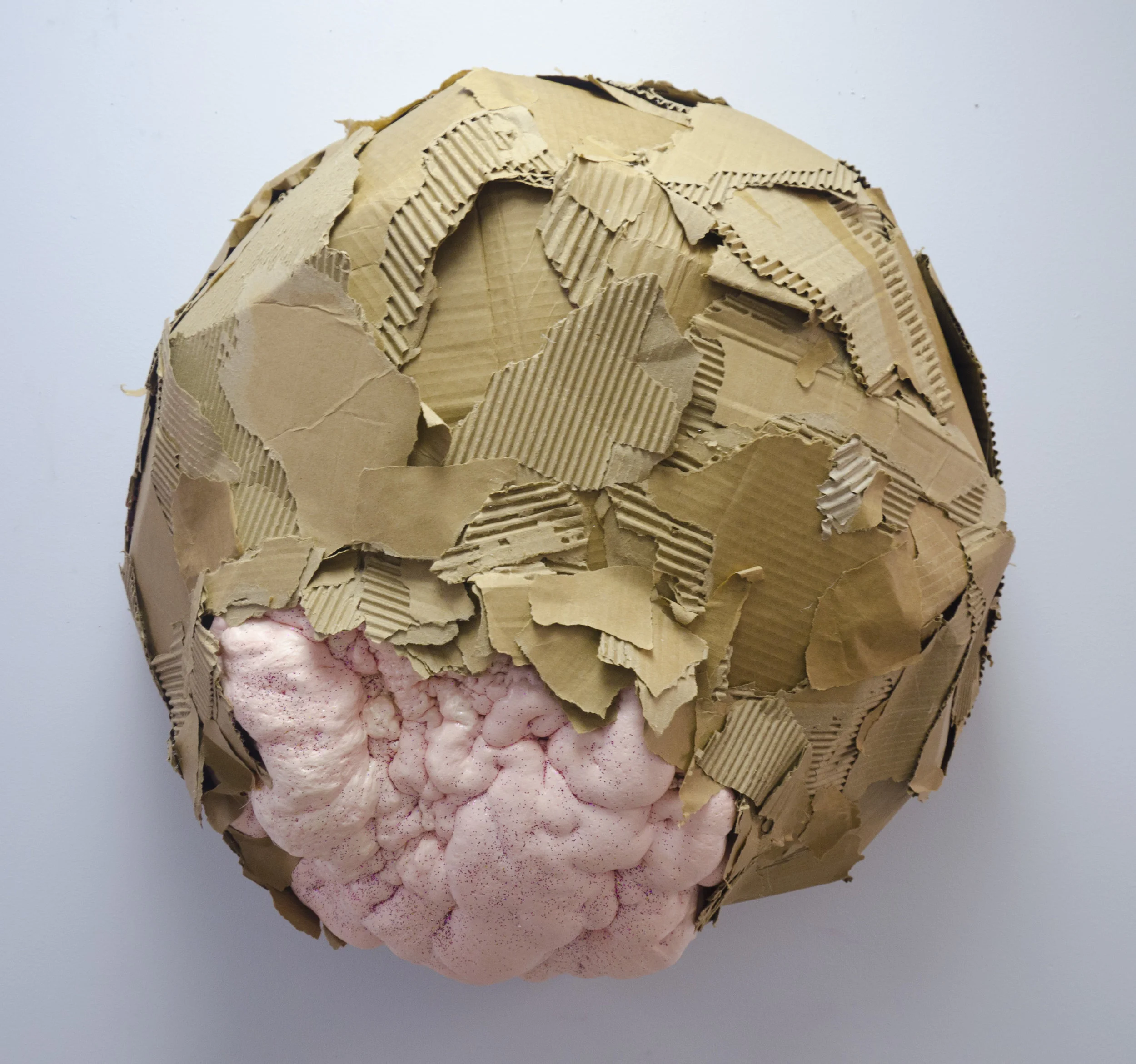   Bust    Cardboard, foam, acrylic, and glitter  2017 