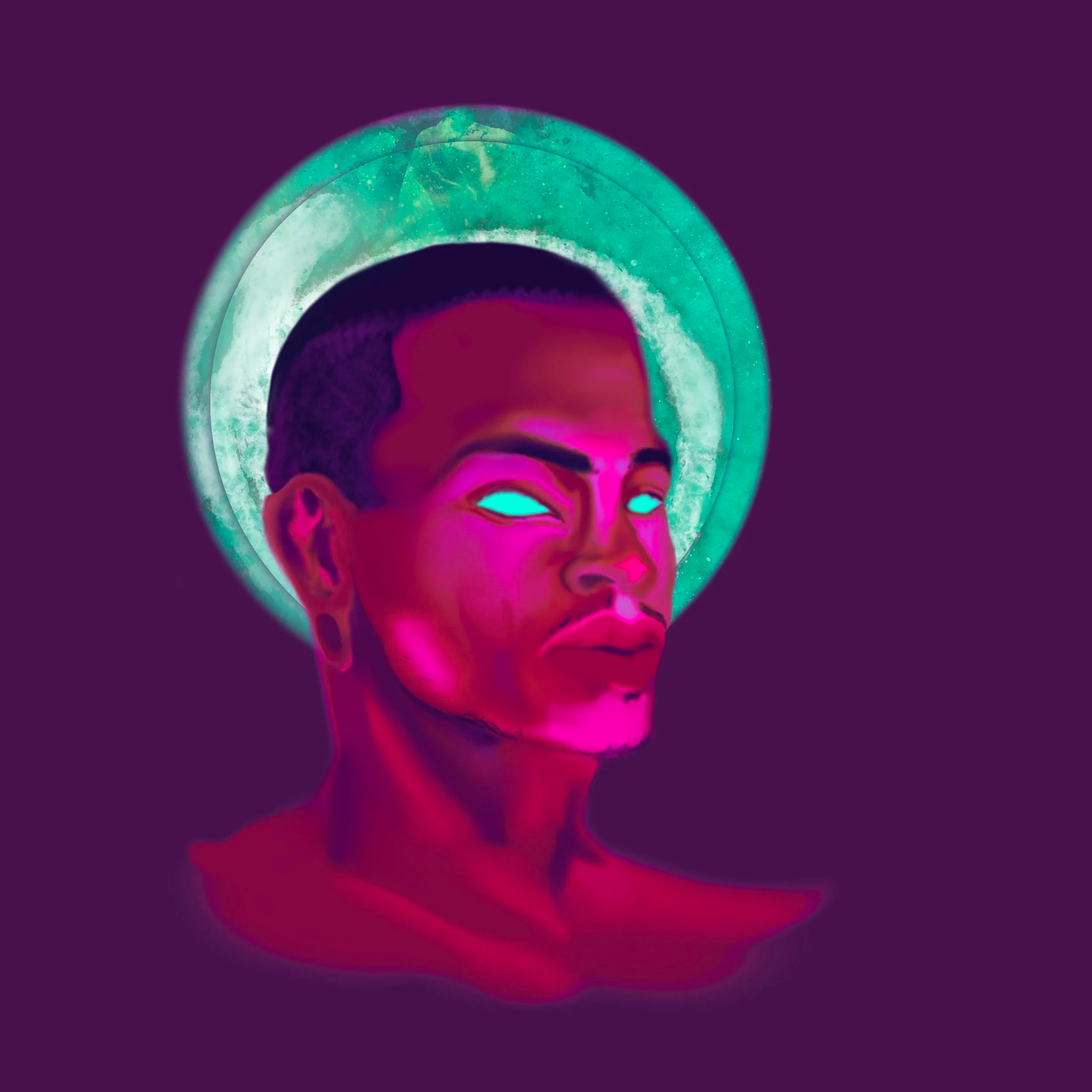   Sprite (a study)   2025  Digital Painting &amp; Collage 