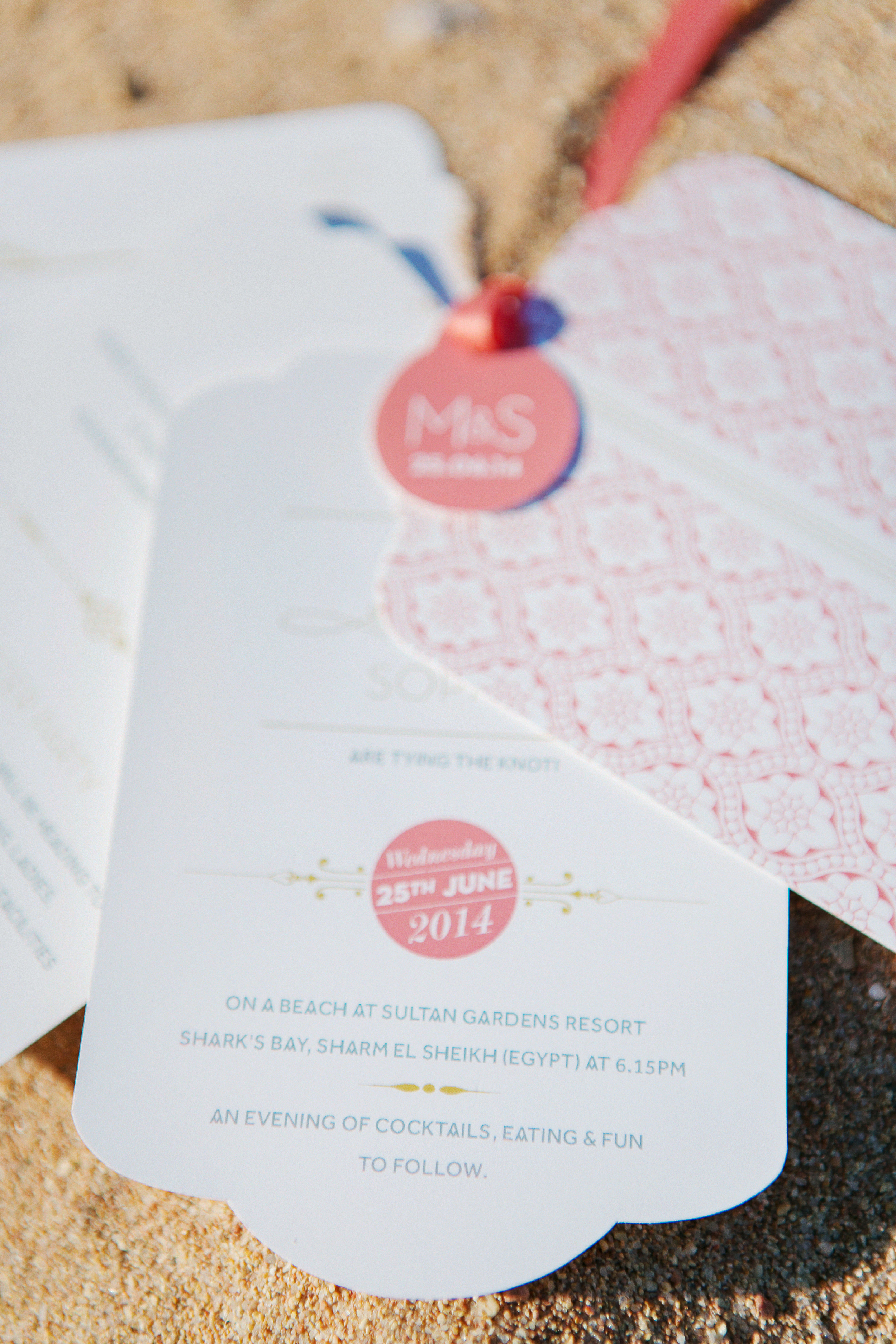 Egypt beach wedding